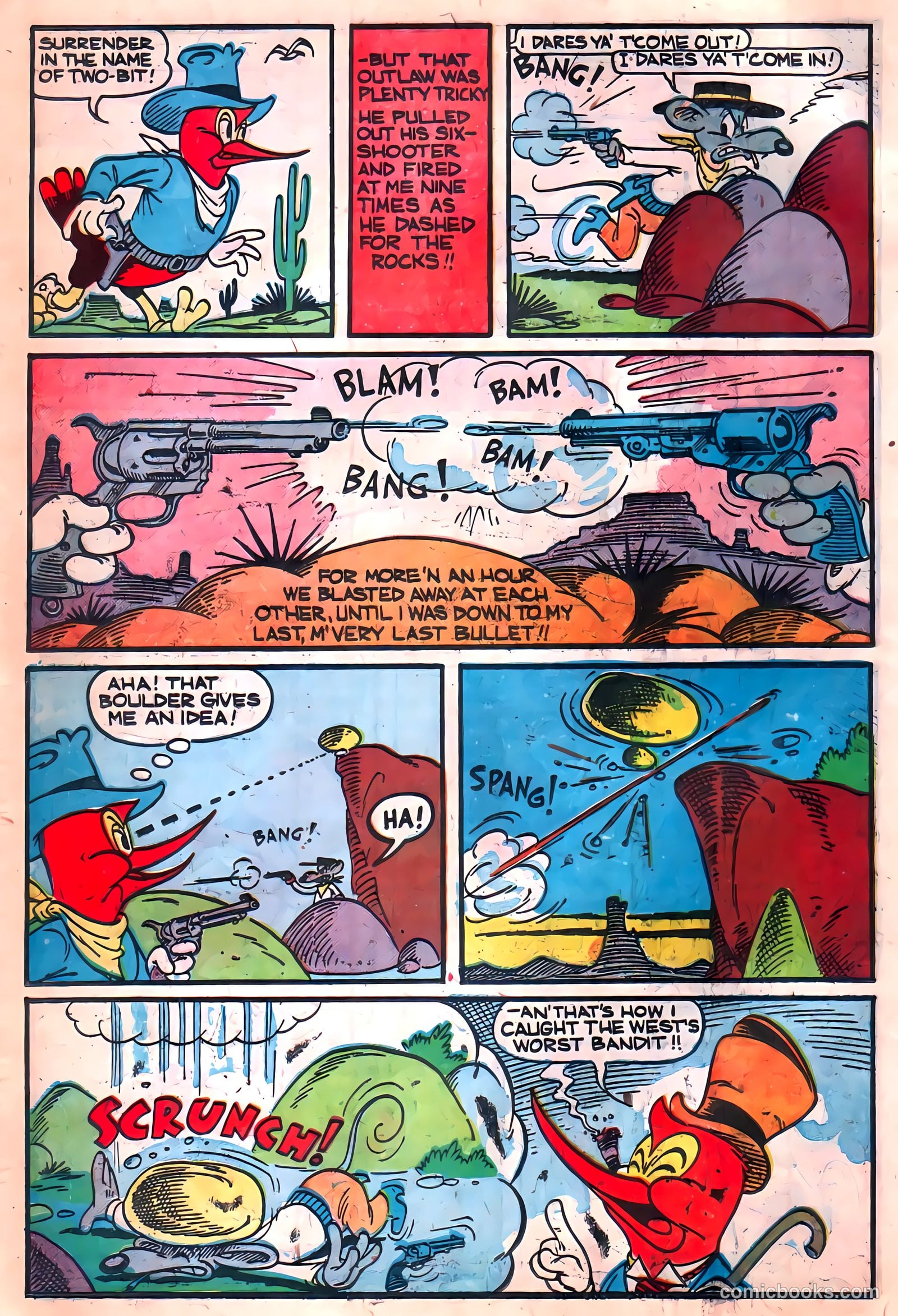 Two-Bit the Wacky Woodpecker #1 (1951) — page 26 of 36