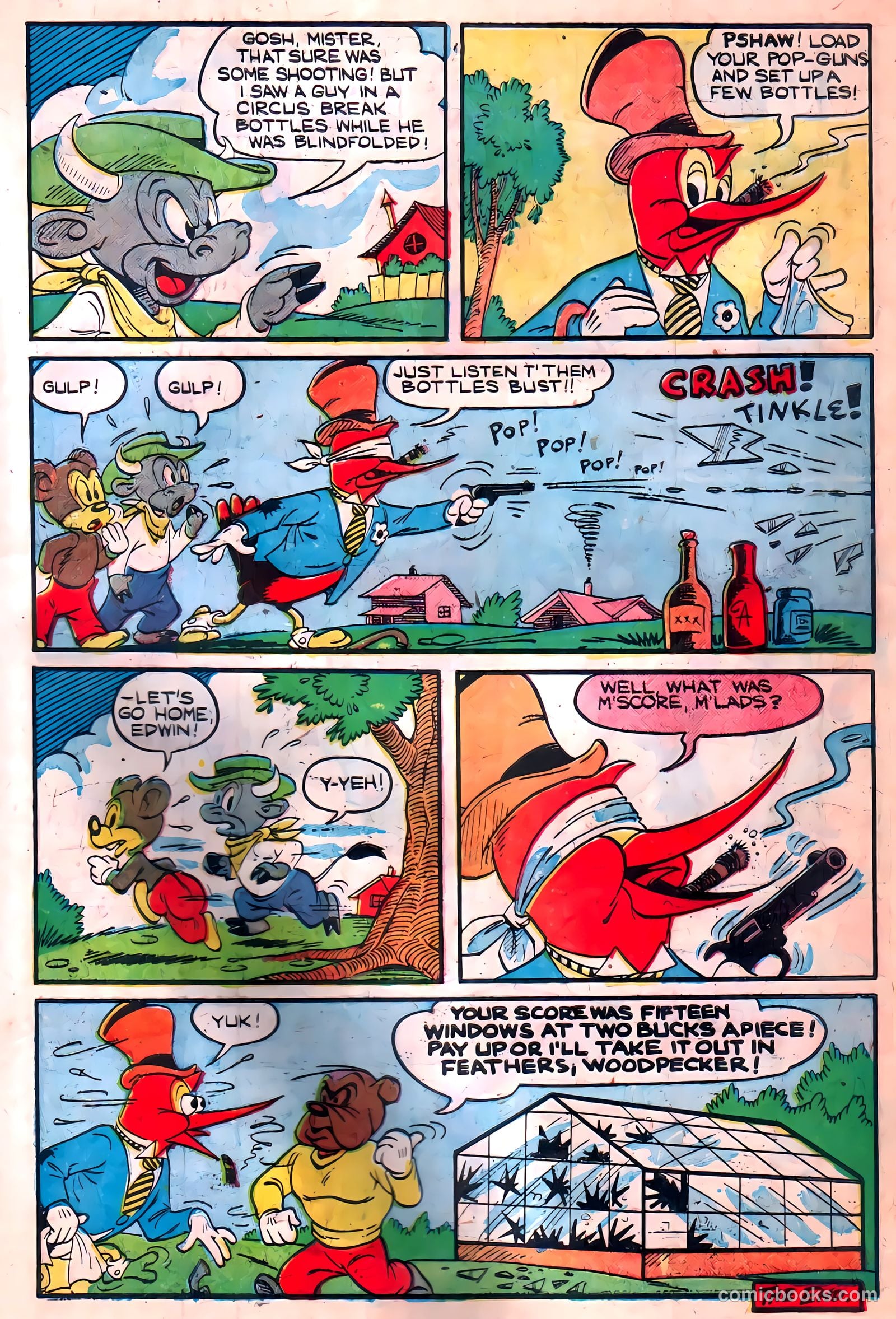 Two-Bit the Wacky Woodpecker #1 (1951) — page 27 of 36