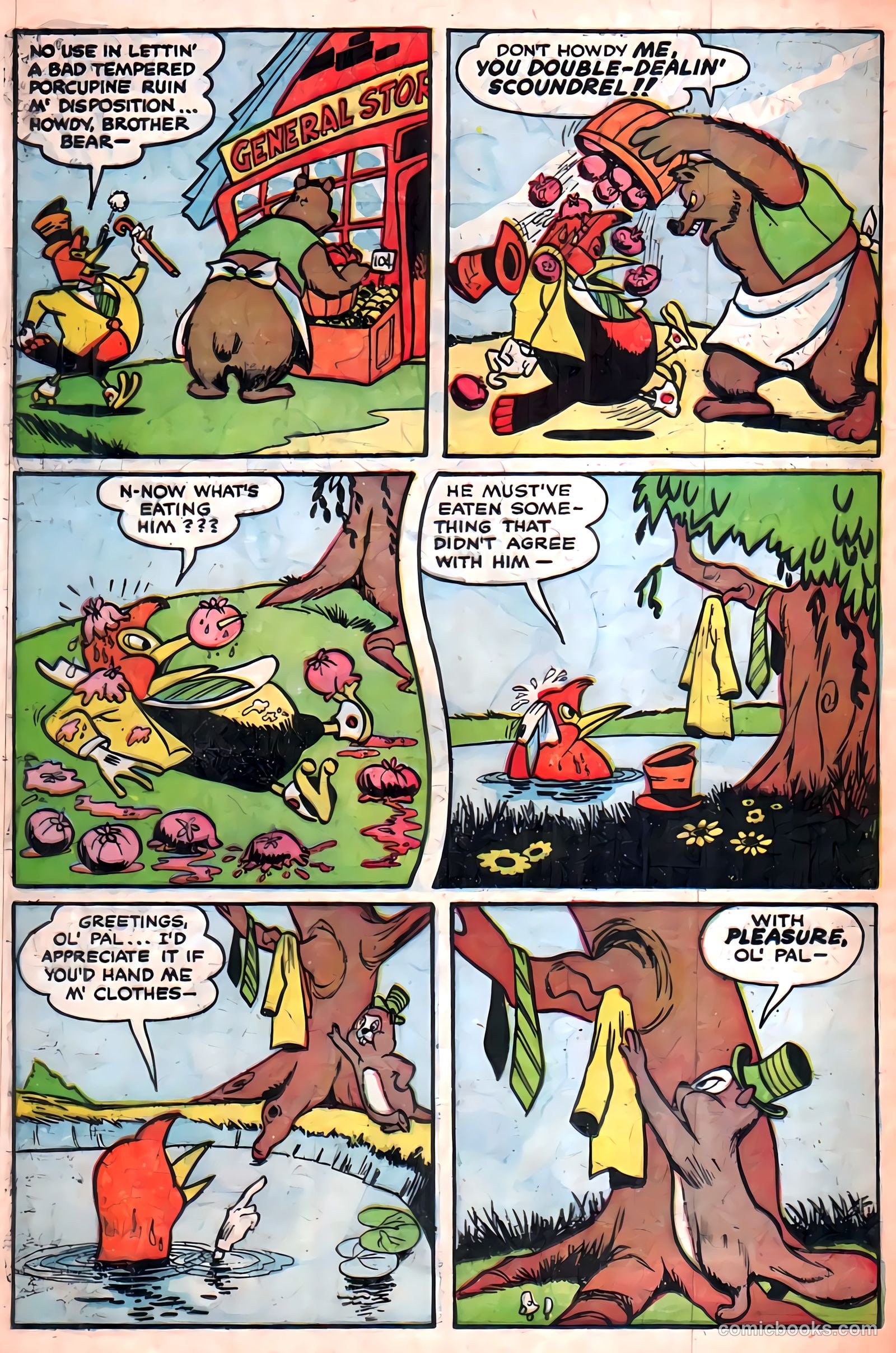 Two-Bit the Wacky Woodpecker #2 (1952) — page 12 of 36