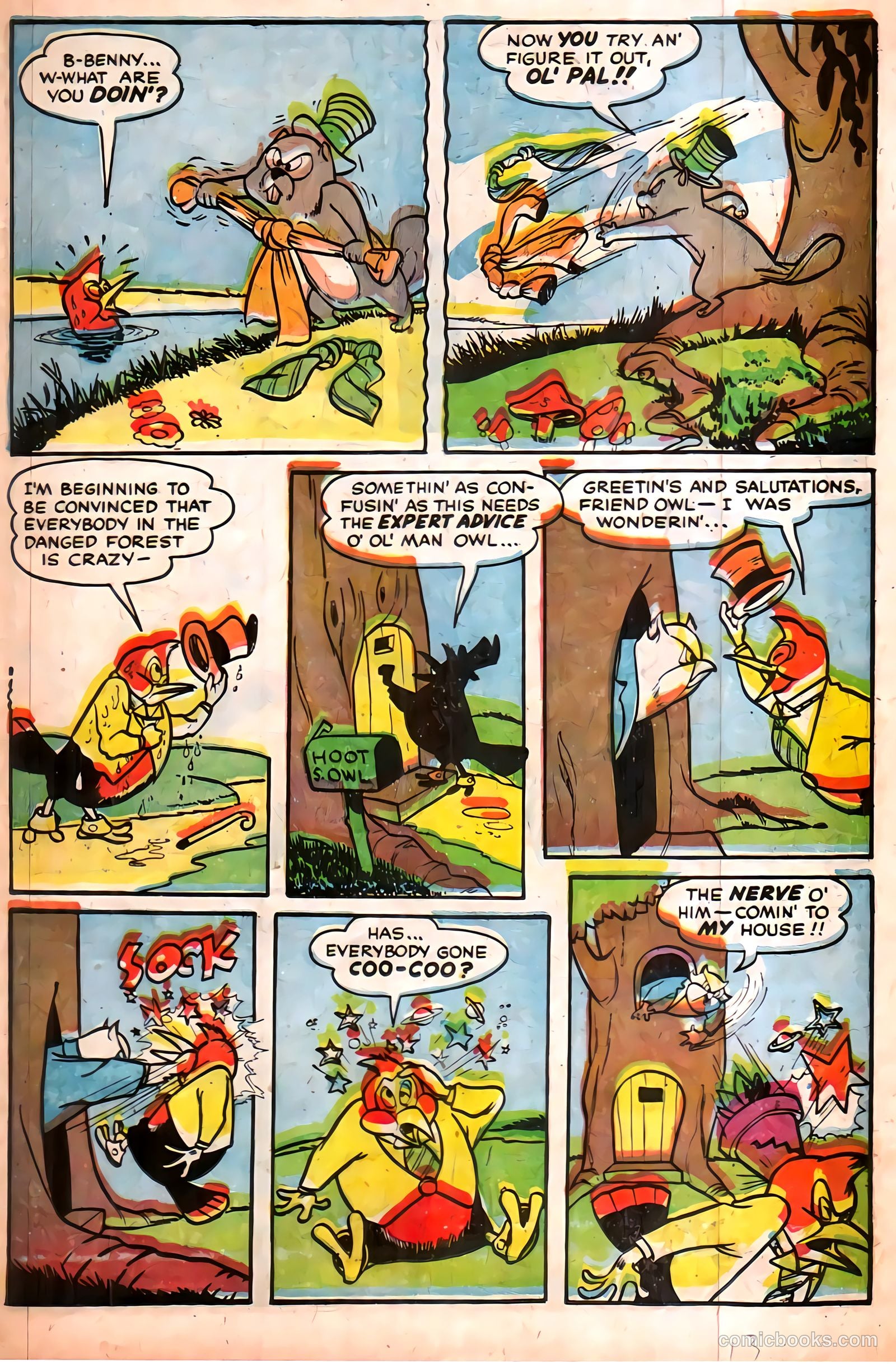 Two-Bit the Wacky Woodpecker #2 (1952) — page 13 of 36