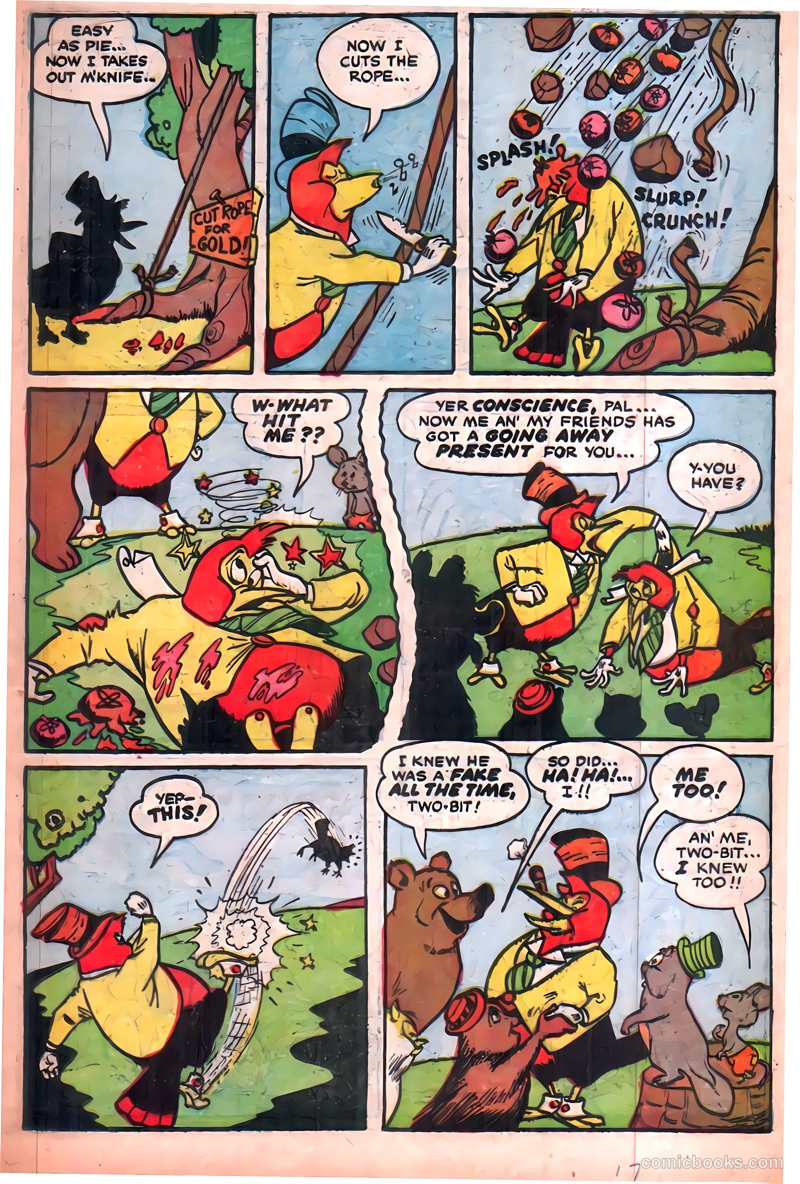 Two-Bit the Wacky Woodpecker #2 (1952) — page 17 of 36