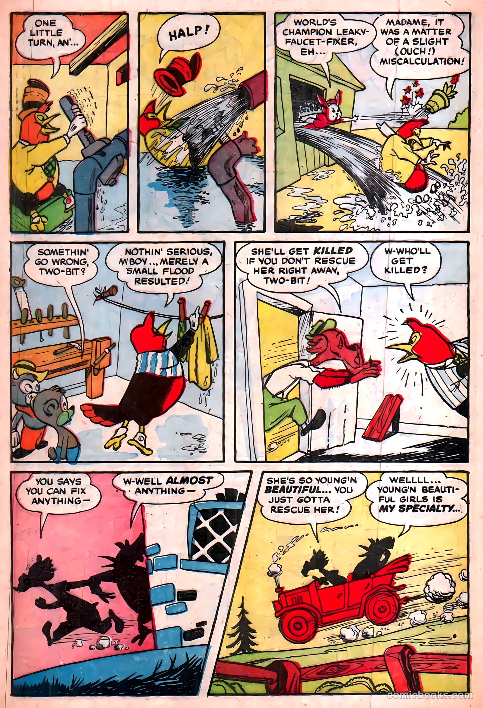 Two-Bit the Wacky Woodpecker #2 (1952) — page 22 of 36