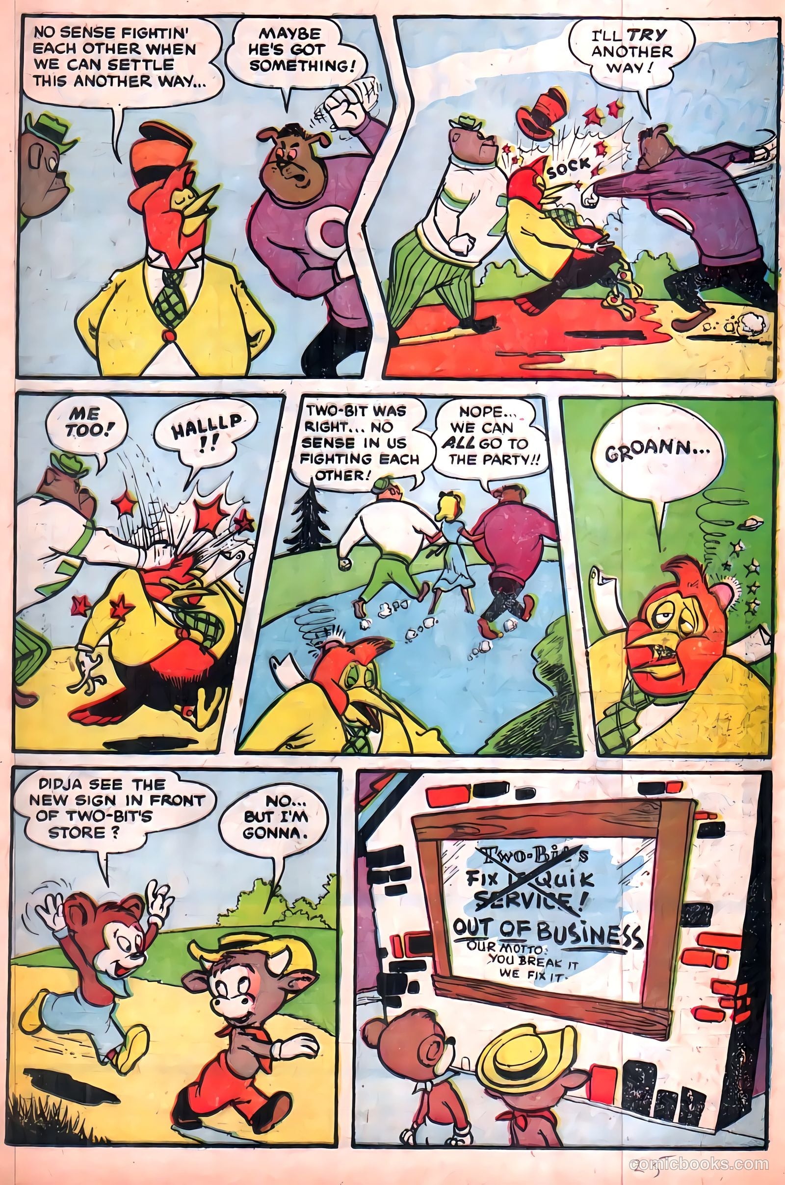 Two-Bit the Wacky Woodpecker #2 (1952) — page 25 of 36