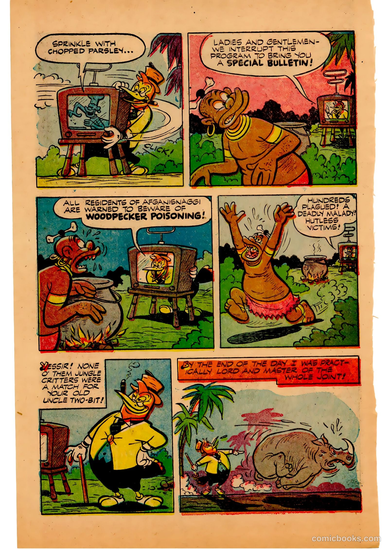 Two-Bit the Wacky Woodpecker #3 (1953) — page 8 of 36