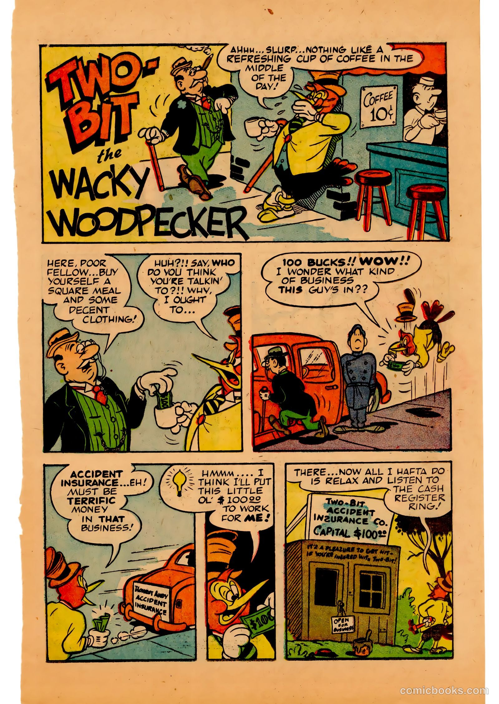 Two-Bit the Wacky Woodpecker #3 (1953) — page 11 of 36