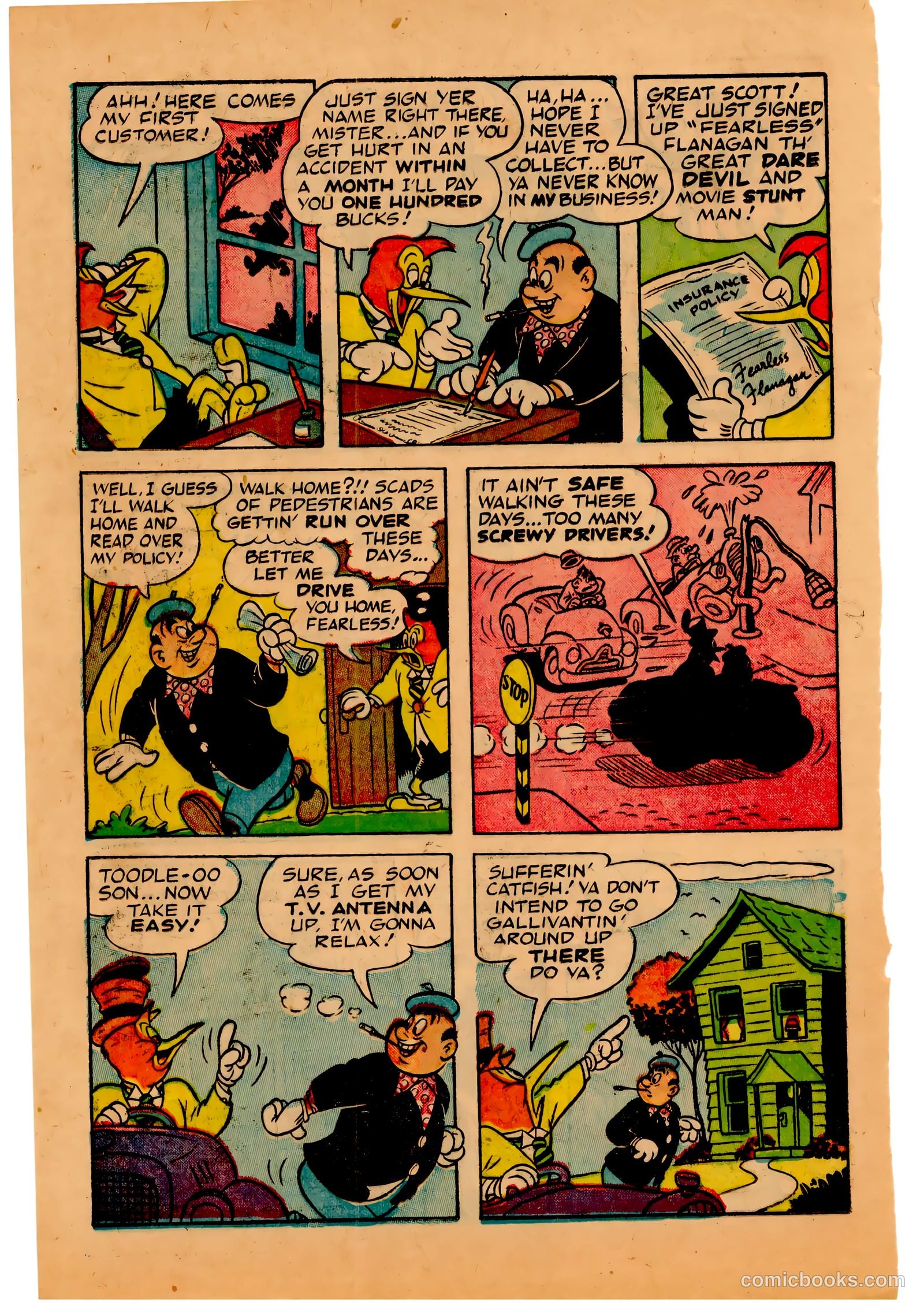 Two-Bit the Wacky Woodpecker #3 (1953) — page 12 of 36