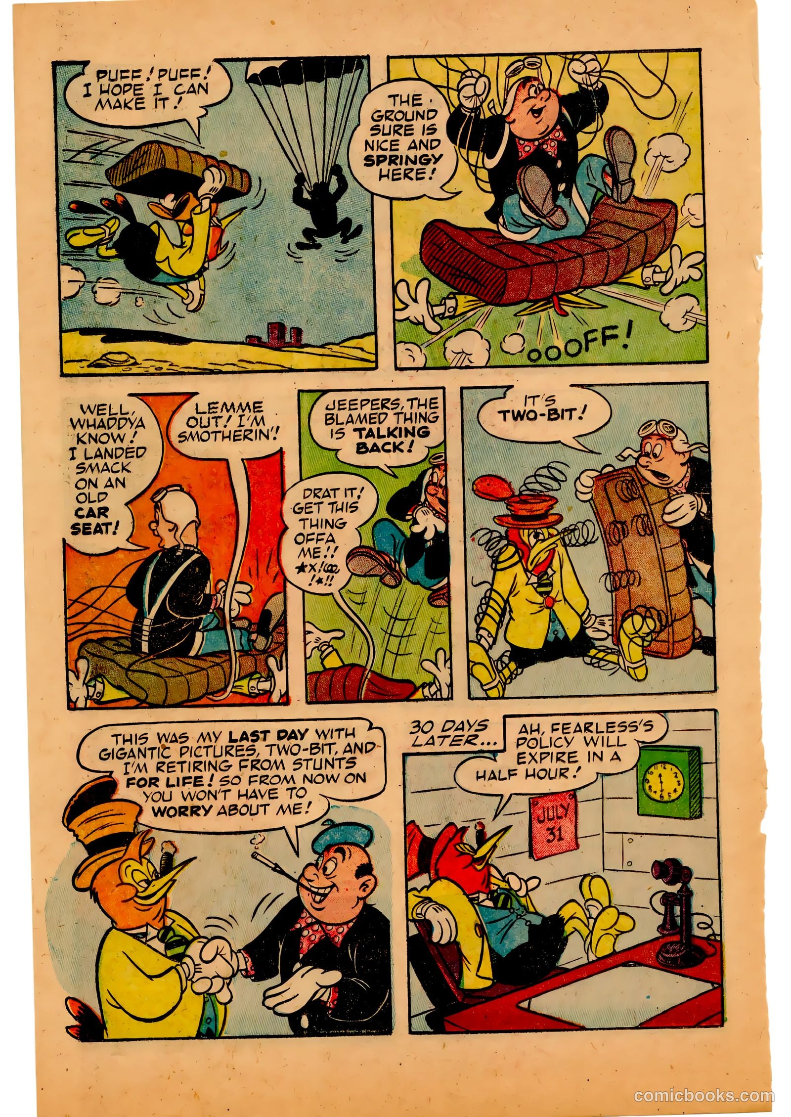 Two-Bit the Wacky Woodpecker #3 (1953) — page 16 of 36