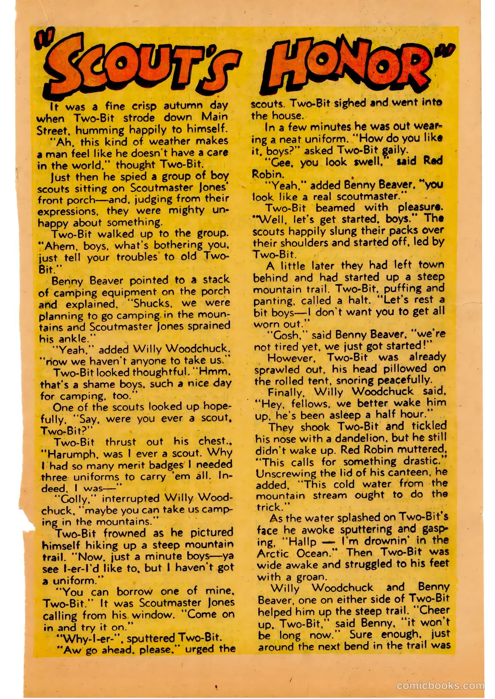 Two-Bit the Wacky Woodpecker #3 (1953) — page 19 of 36