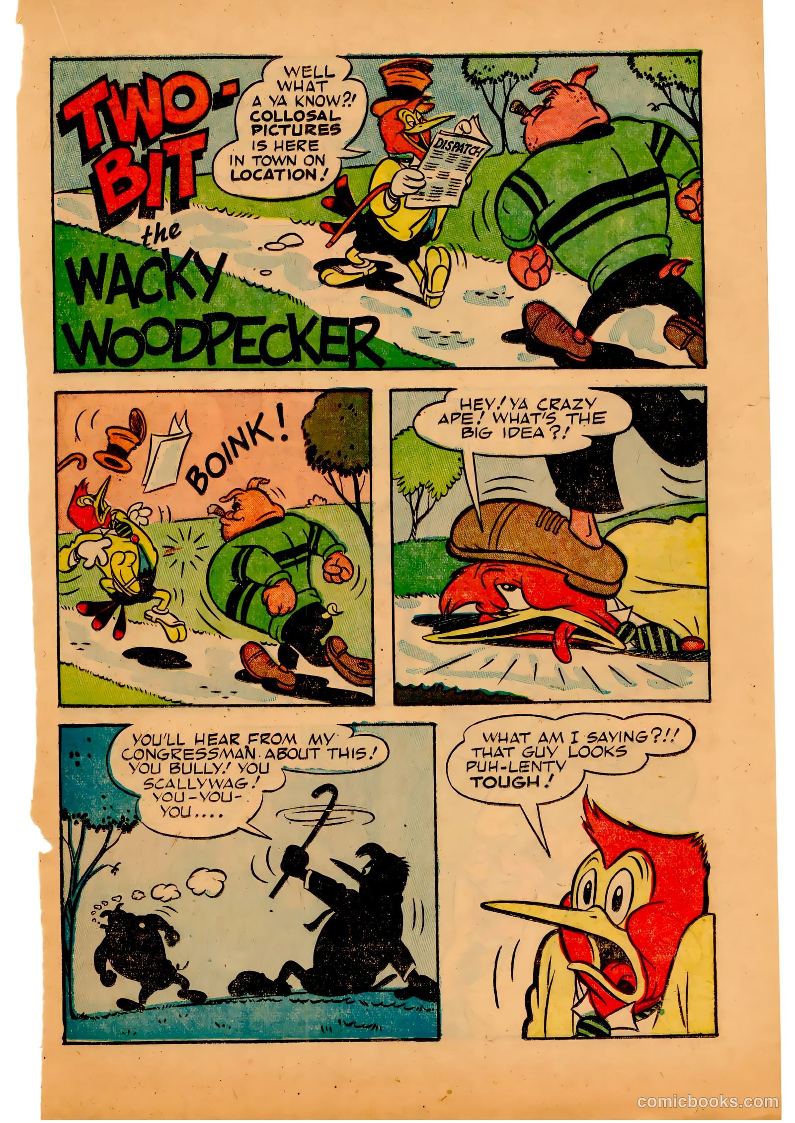 Two-Bit the Wacky Woodpecker #3 (1953) — page 21 of 36