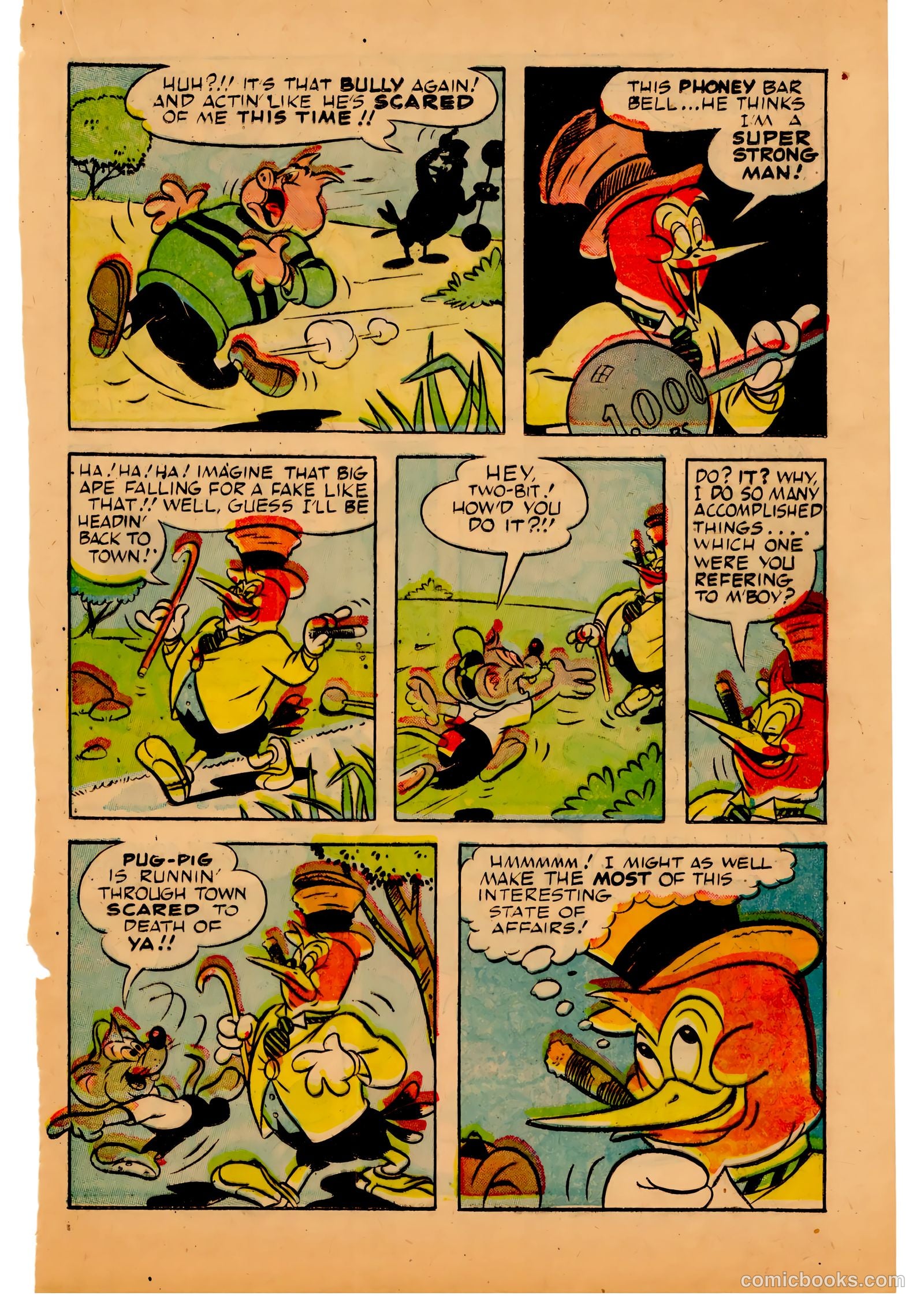 Two-Bit the Wacky Woodpecker #3 (1953) — page 23 of 36