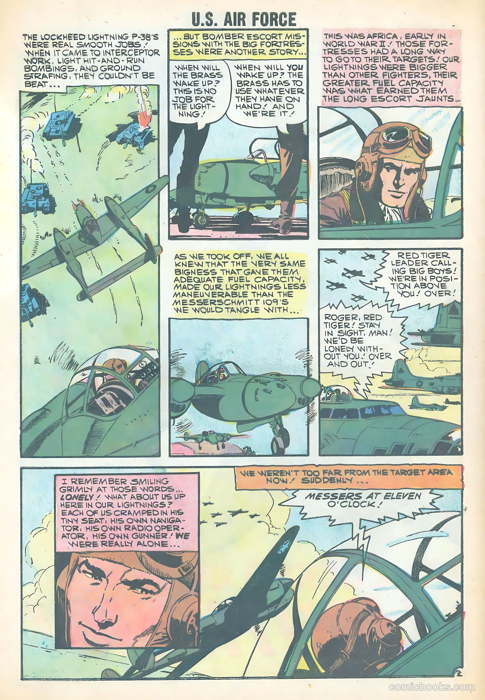 U.S. Air Force Comics #1 (1958) — page 4 of 36