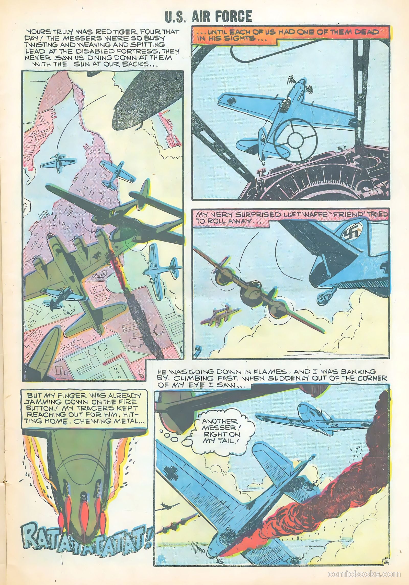 U.S. Air Force Comics #1 (1958) — page 7 of 36
