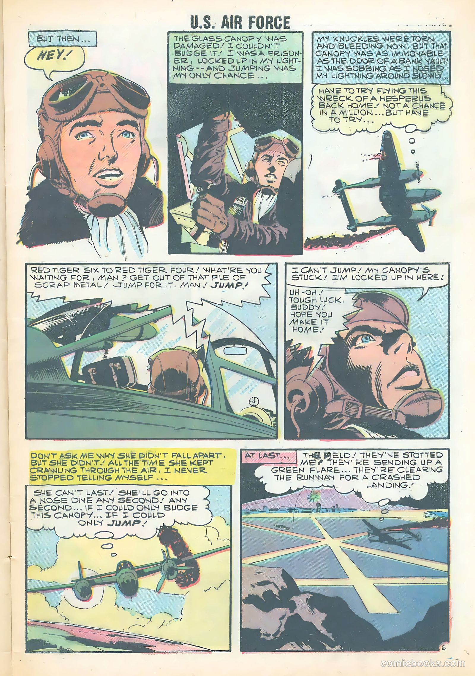 U.S. Air Force Comics #1 (1958) — page 9 of 36