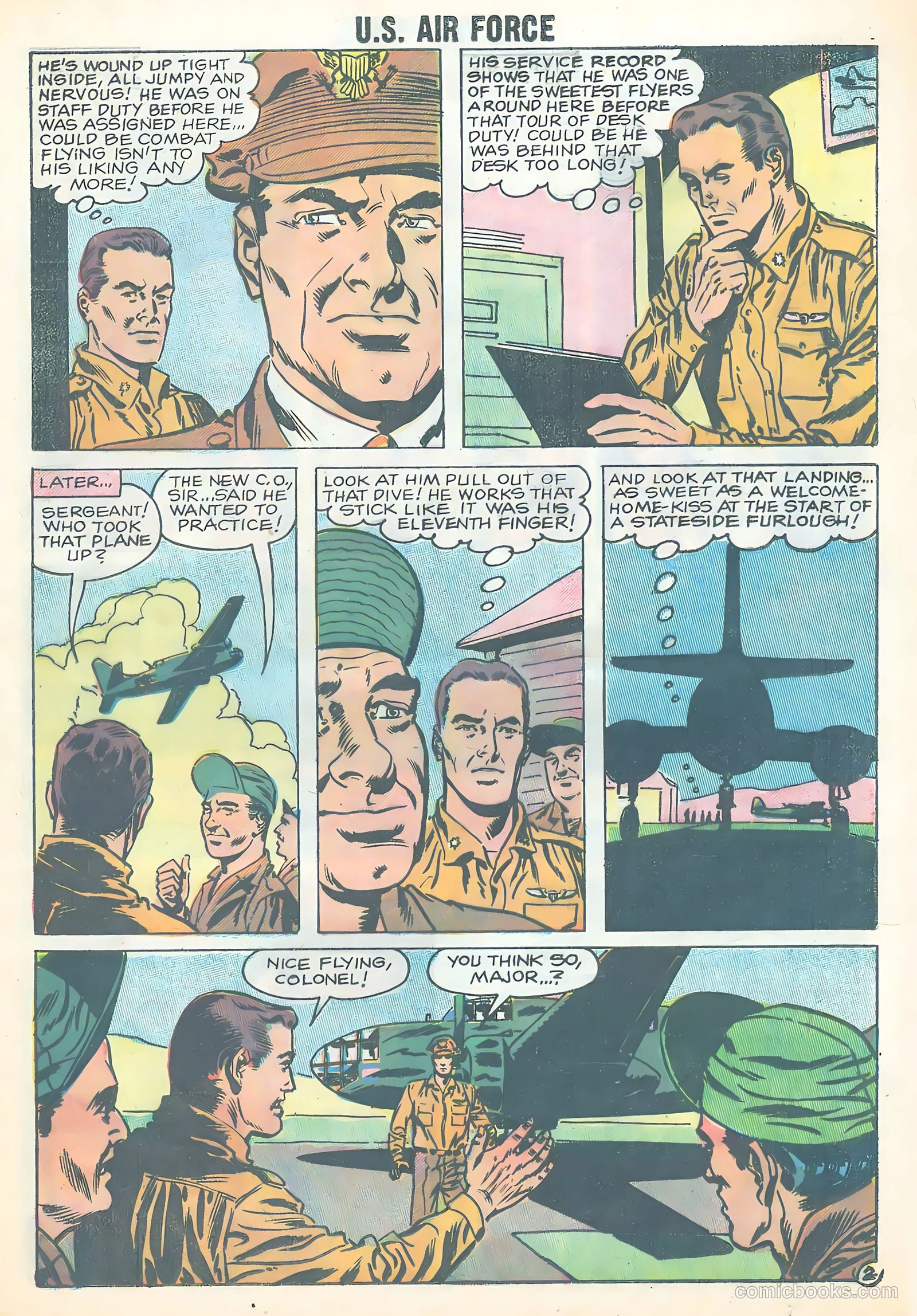 U.S. Air Force Comics #1 (1958) — page 13 of 36