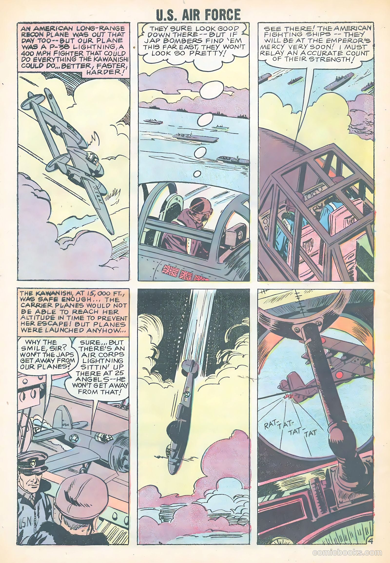U.S. Air Force Comics #1 (1958) — page 32 of 36