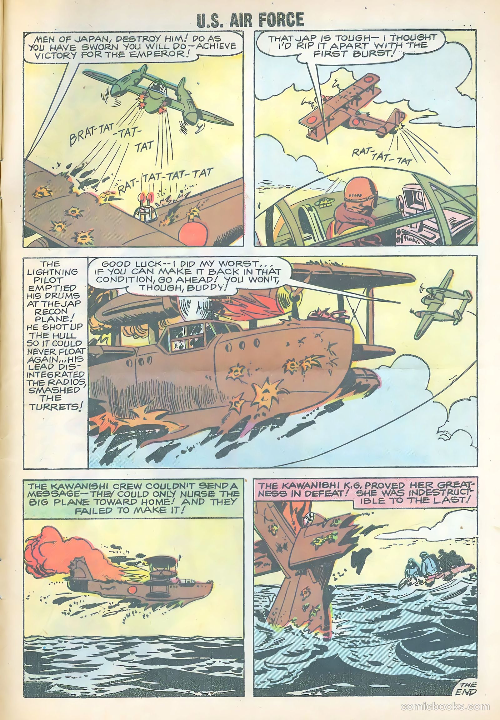 U.S. Air Force Comics #1 (1958) — page 33 of 36