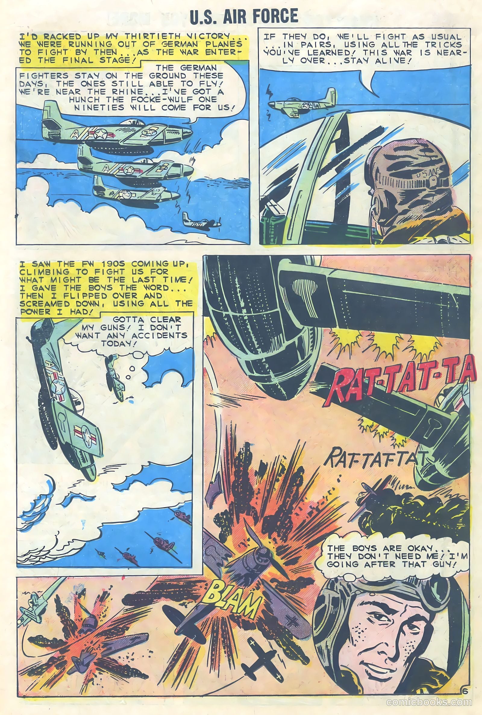 U.S. Air Force Comics #13 (1960) — page 18 of 36
