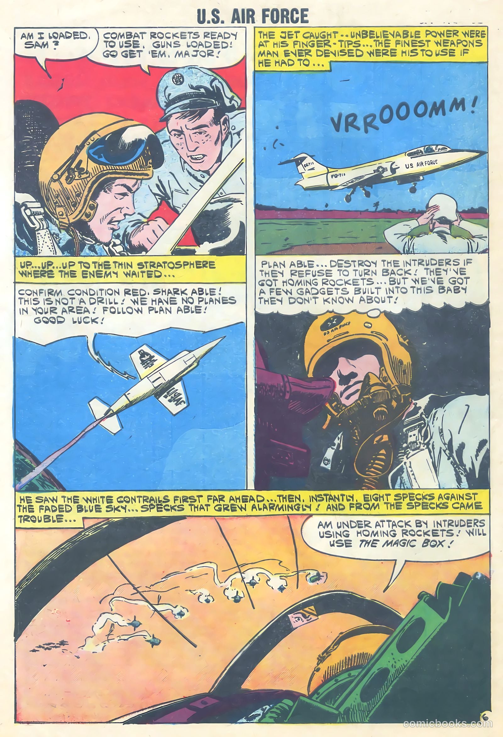 U.S. Air Force Comics #13 (1960) — page 32 of 36