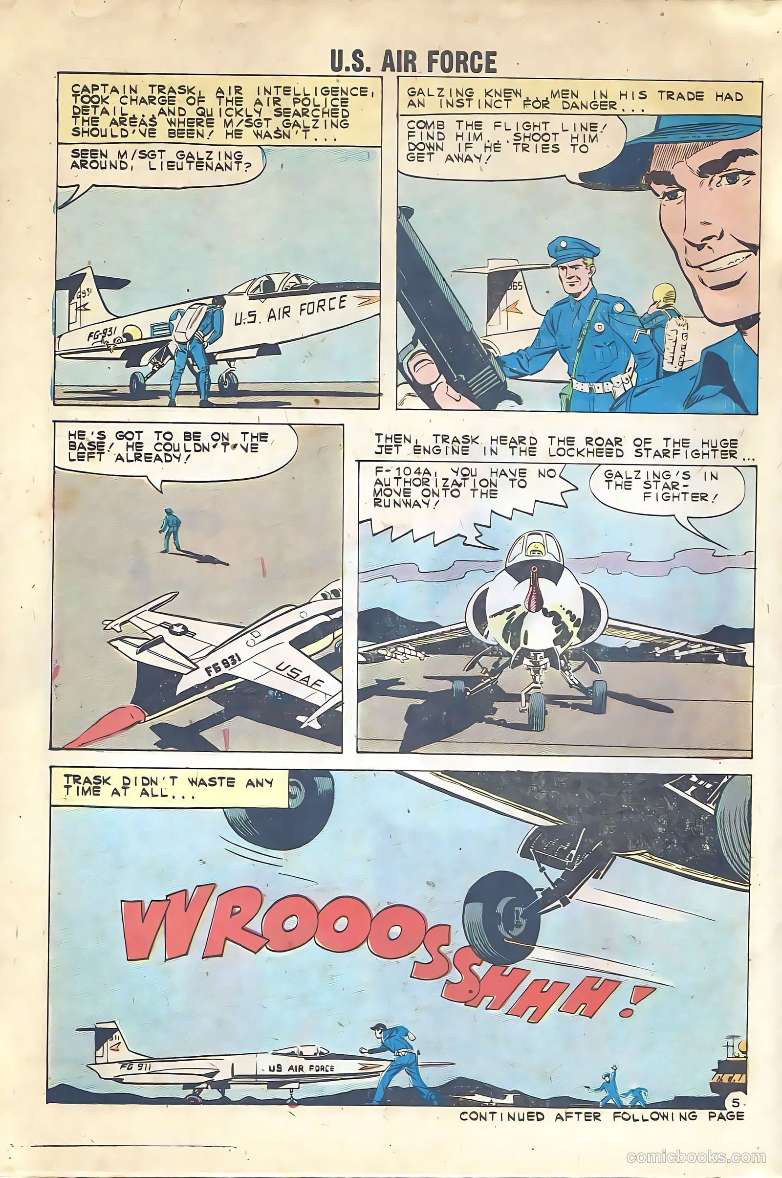 U.S. Air Force Comics #15 (1961) — page 30 of 36