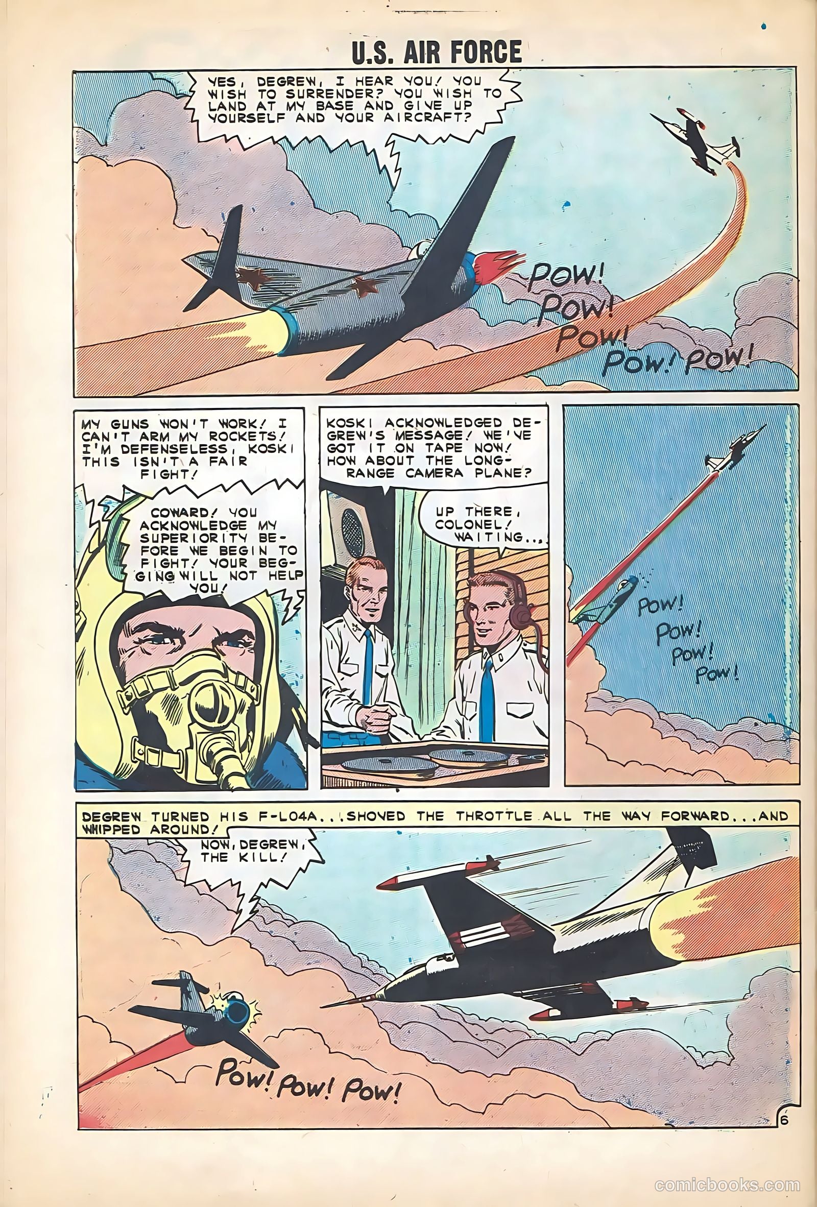 U.S. Air Force Comics #16 (1961) — page 32 of 36