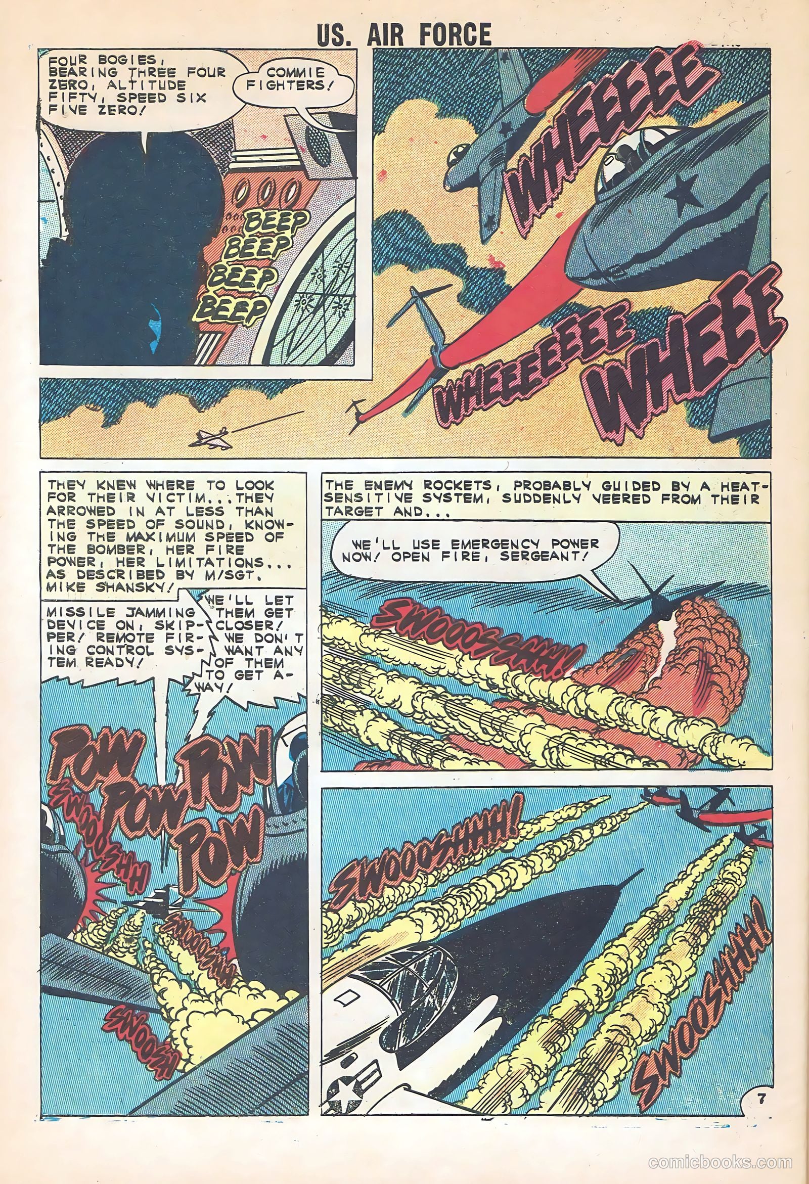 U.S. Air Force Comics #20 (1962) — page 32 of 36