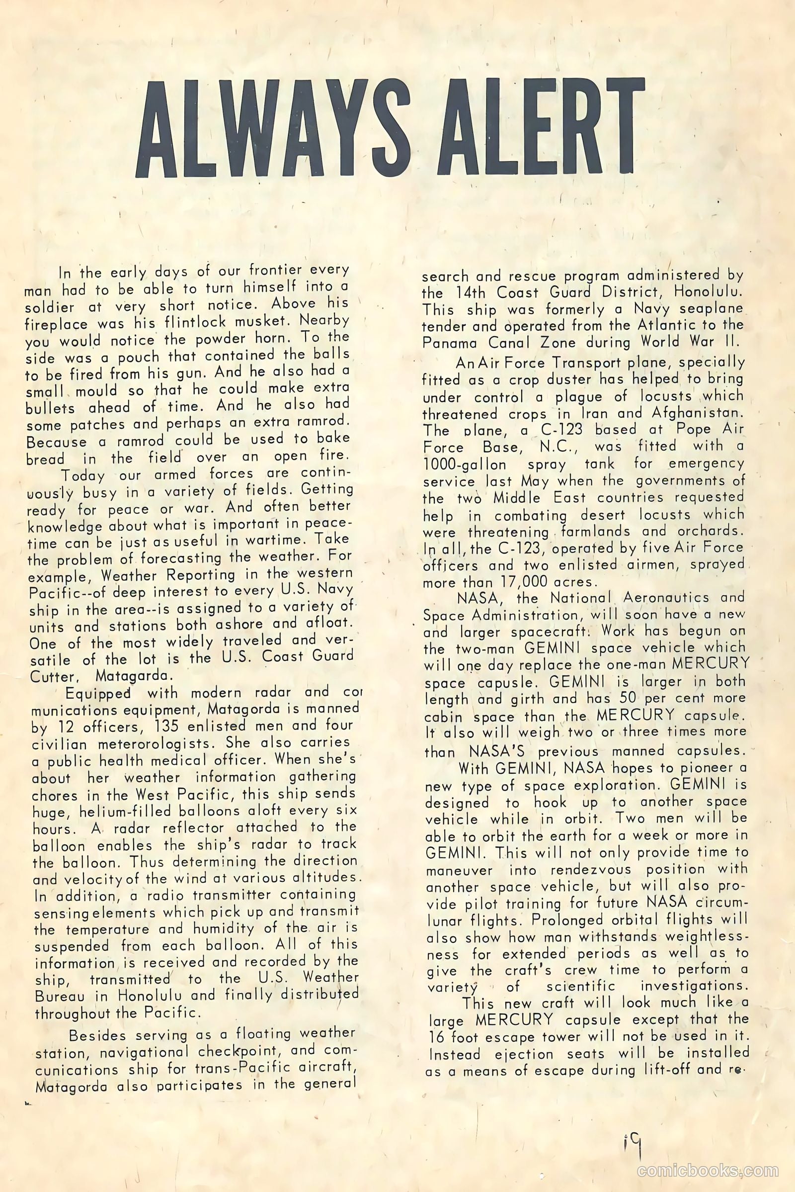 U.S. Air Force Comics #27 (1963) — page 19 of 36