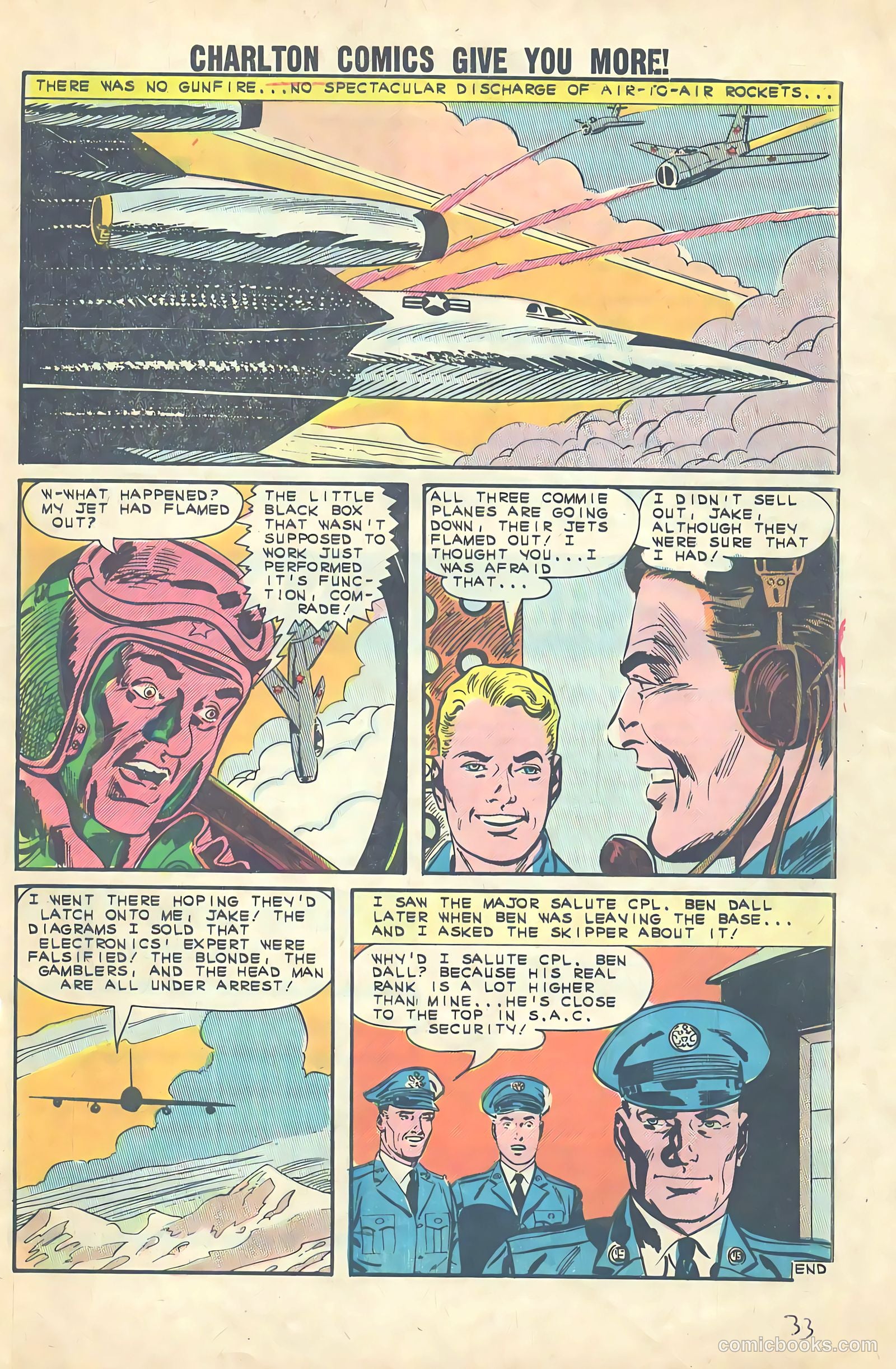 U.S. Air Force Comics #27 (1963) — page 33 of 36