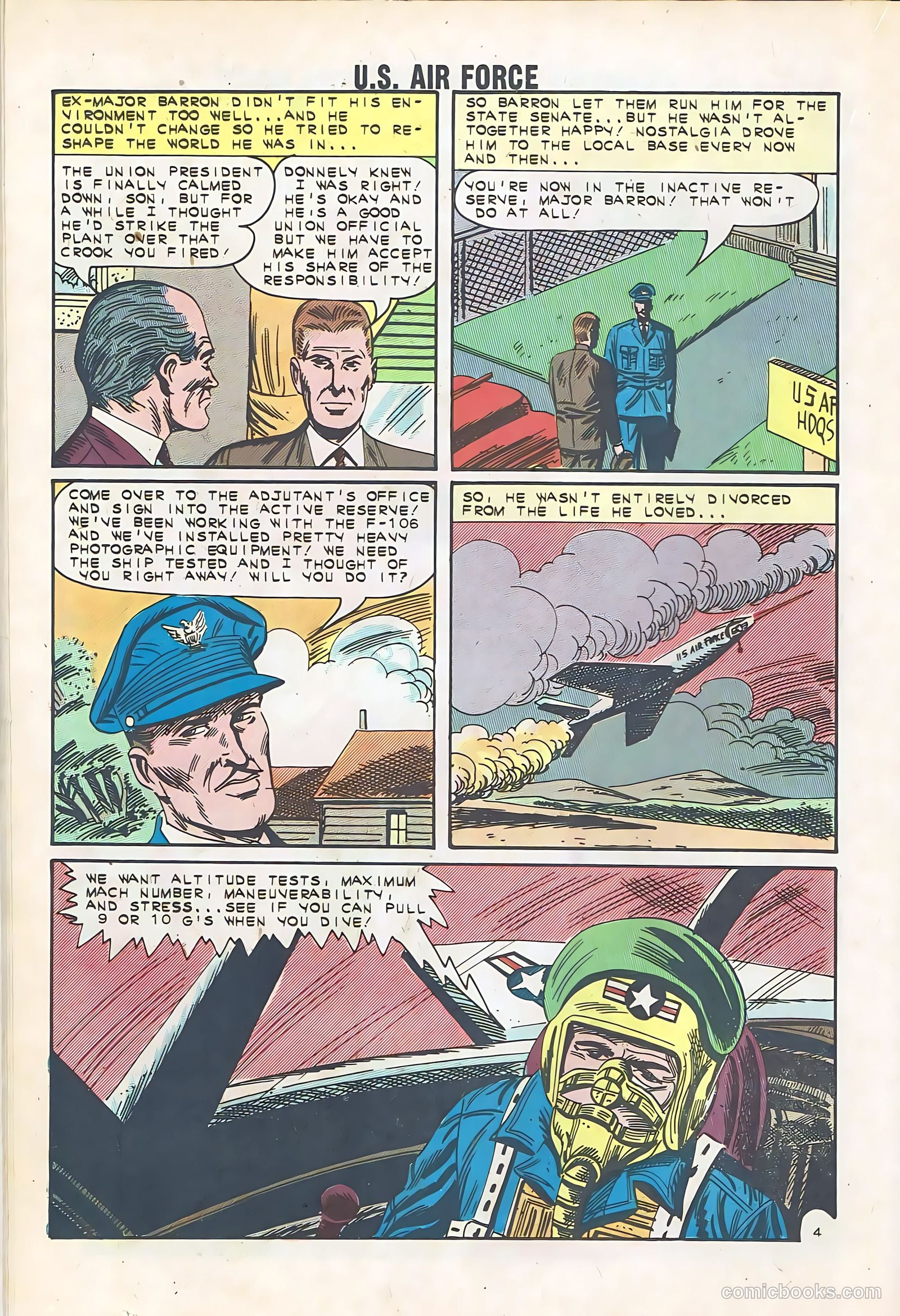 U.S. Air Force Comics #28 (1963) — page 18 of 36