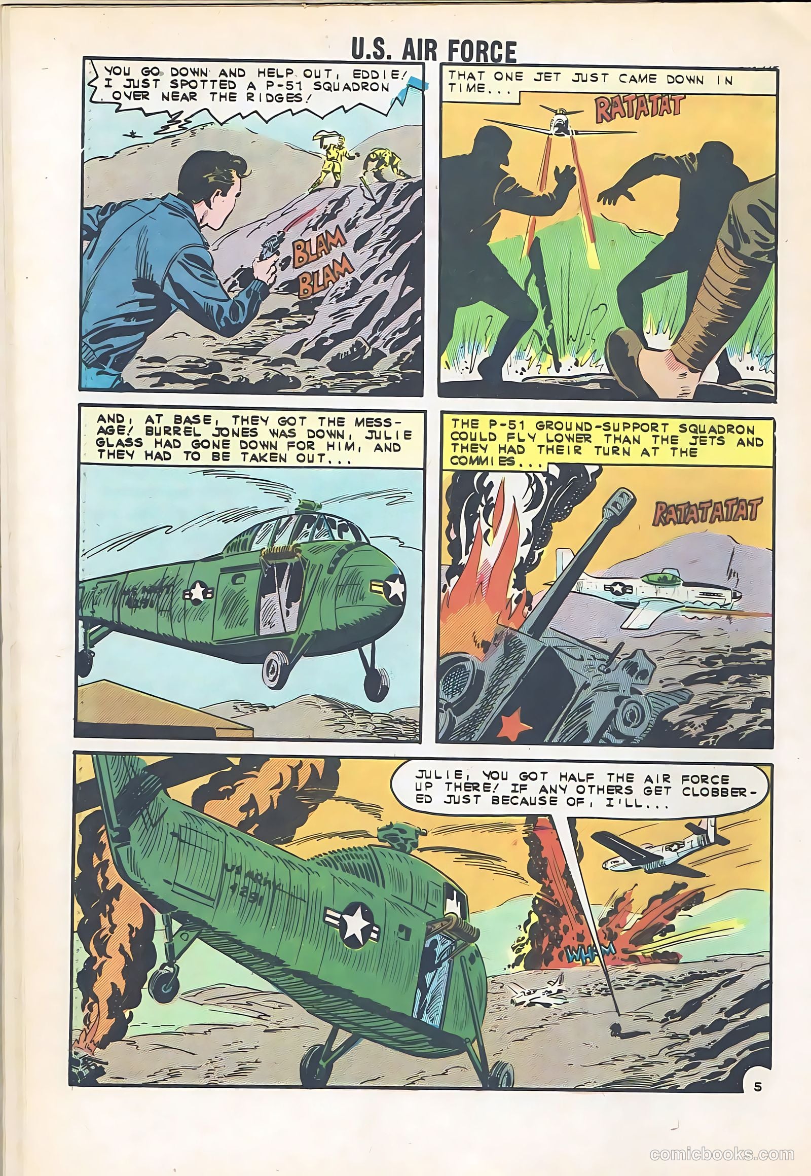 U.S. Air Force Comics #28 (1963) — page 32 of 36