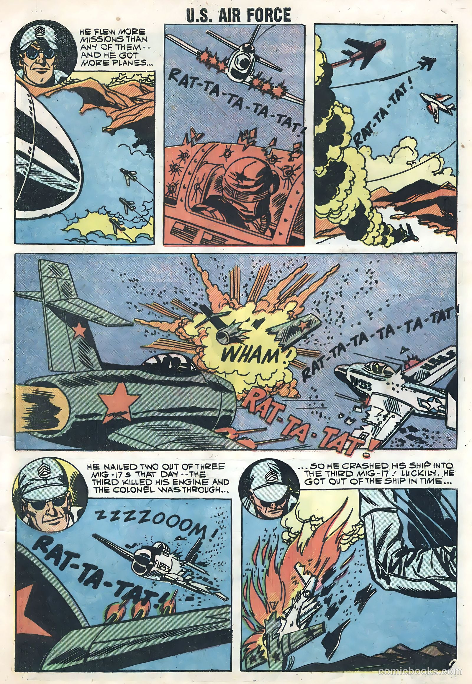 U.S. Air Force Comics #3 (1959) — page 9 of 35