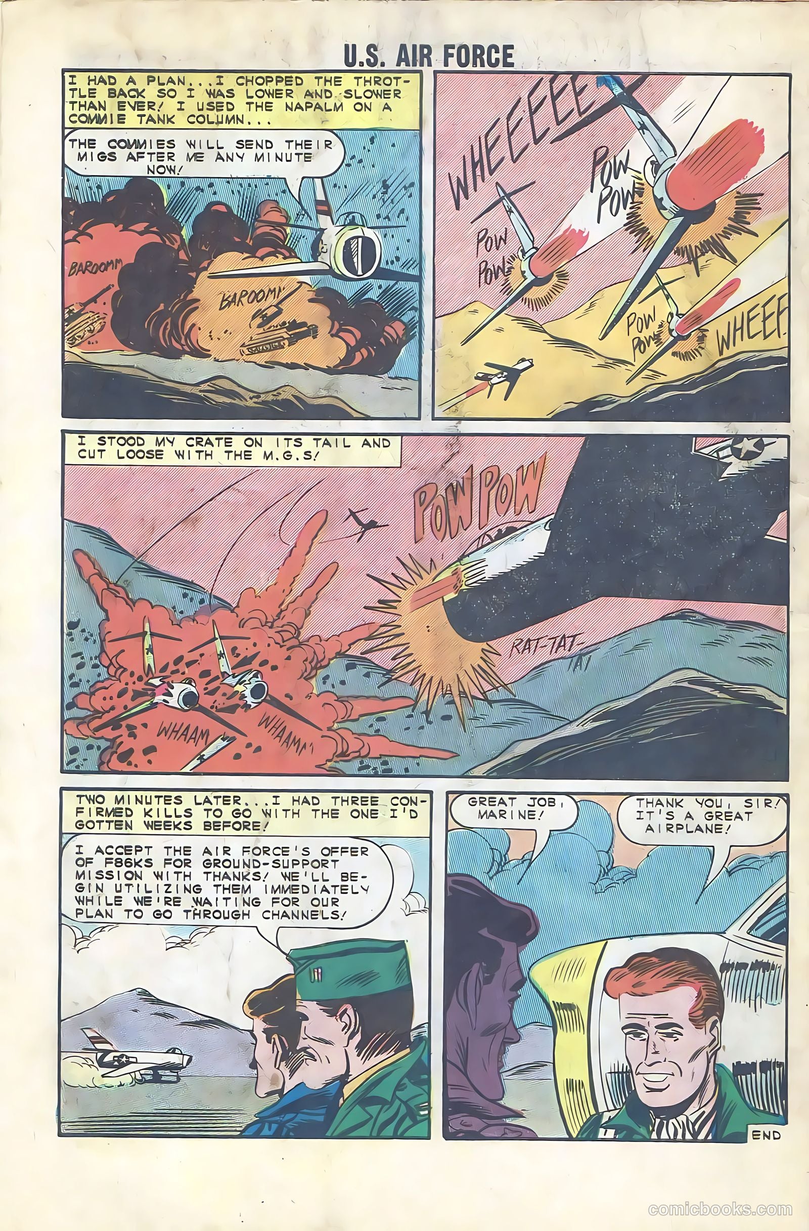 U.S. Air Force Comics #33 (1964) — page 32 of 36