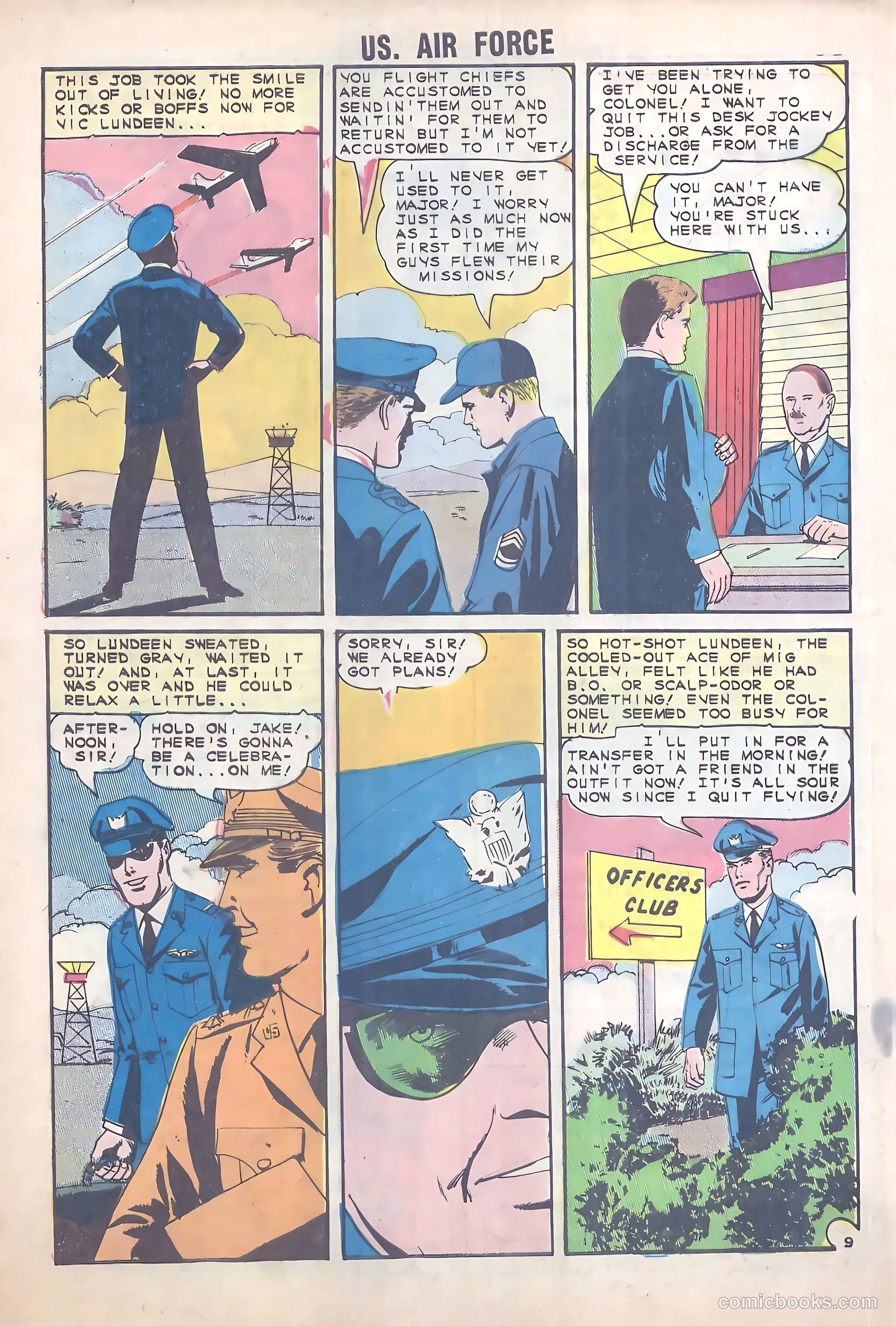 U.S. Air Force Comics #35 (1964) — page 32 of 36