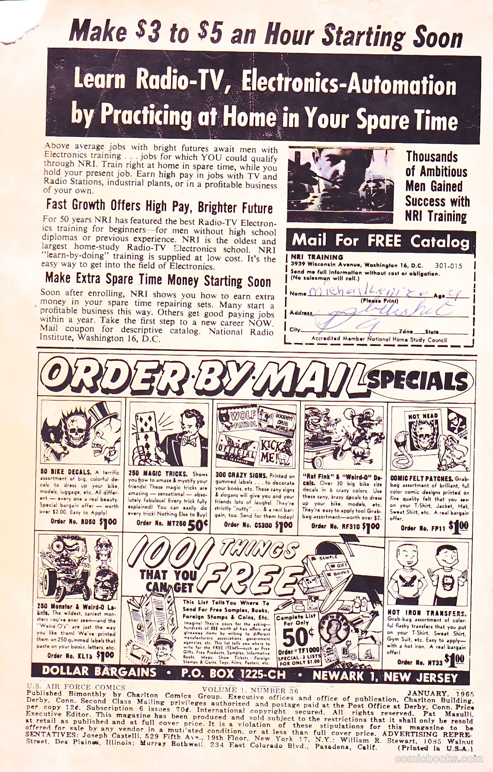 U.S. Air Force Comics #36 (1965) — page 2 of 36