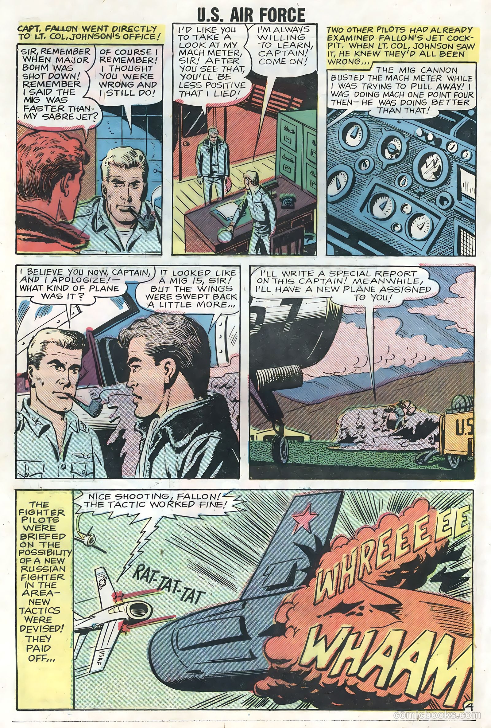 U.S. Air Force Comics #4 (1959) — page 32 of 36