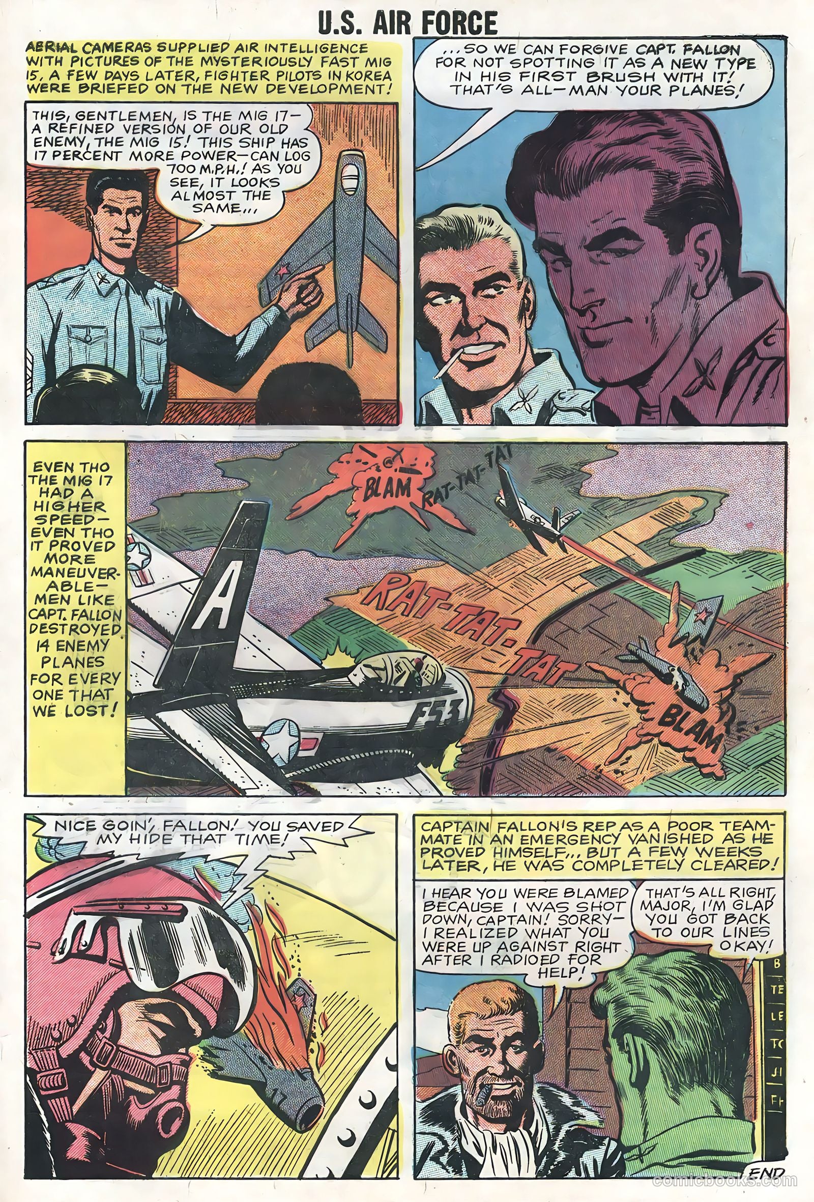U.S. Air Force Comics #4 (1959) — page 33 of 36
