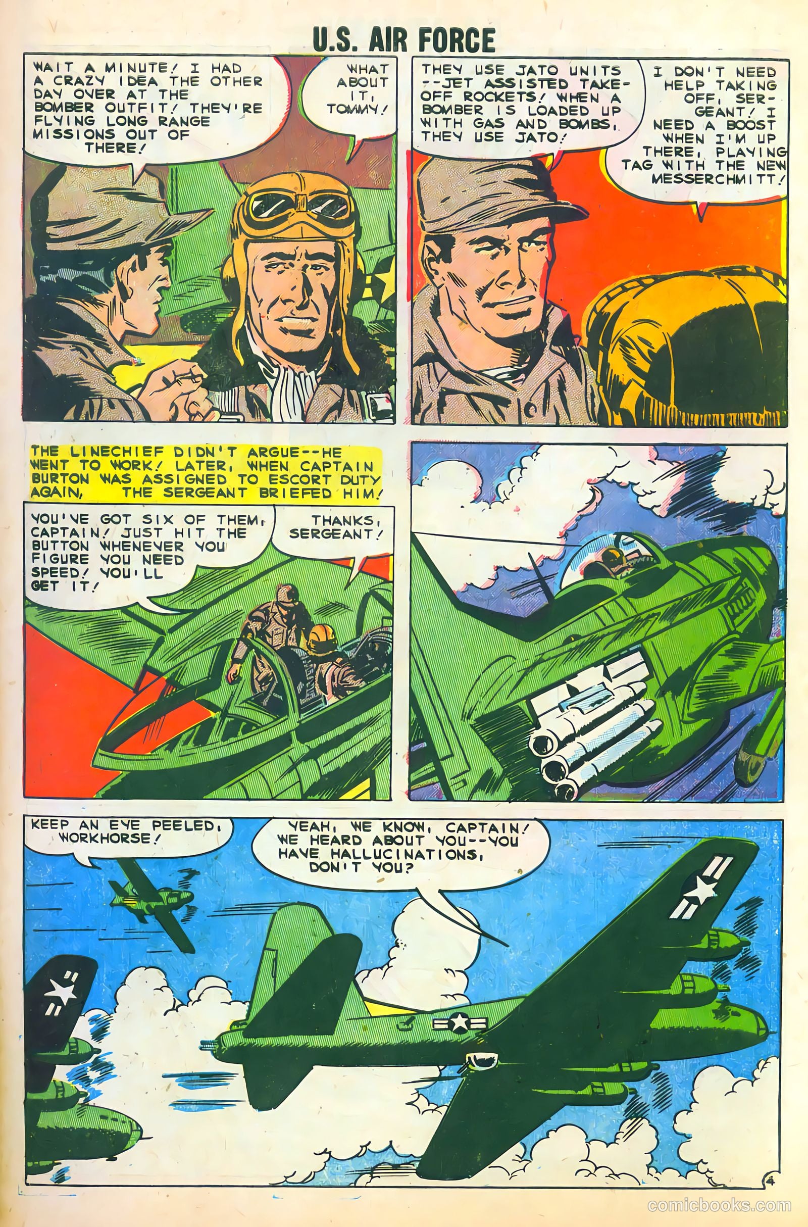 U.S. Air Force Comics #5 (1959) — page 7 of 36