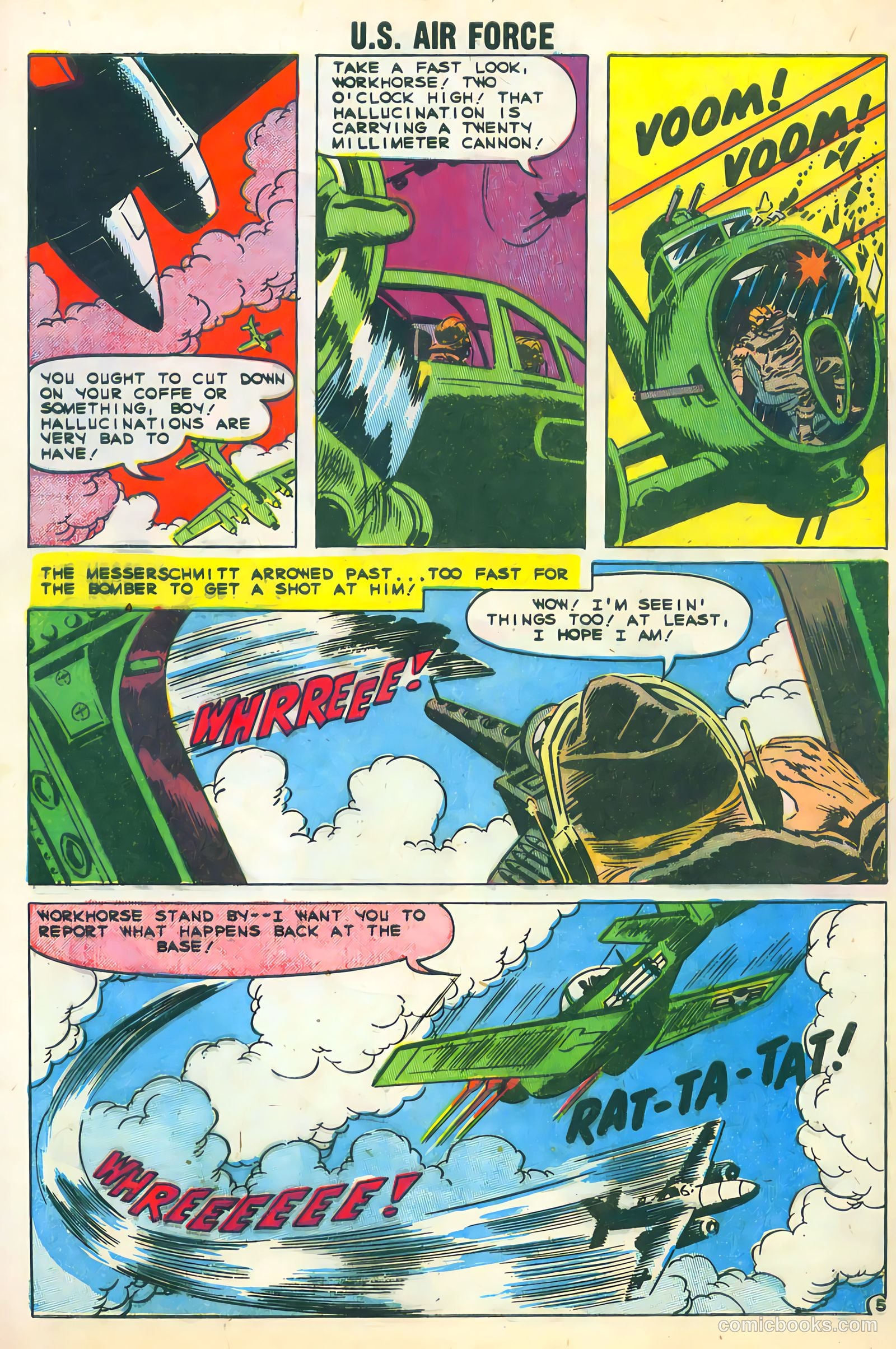 U.S. Air Force Comics #5 (1959) — page 8 of 36