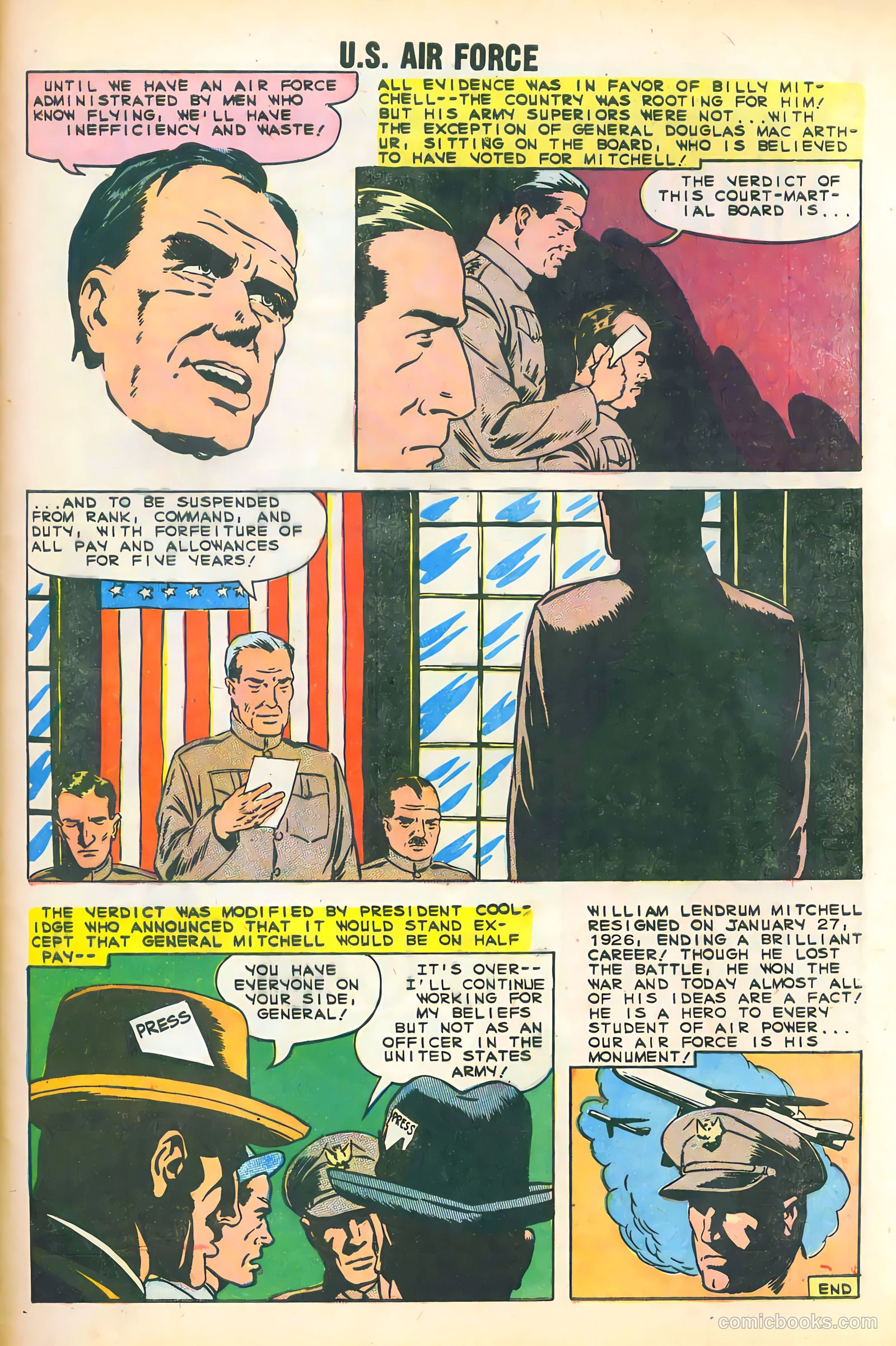 U.S. Air Force Comics #5 (1959) — page 33 of 36