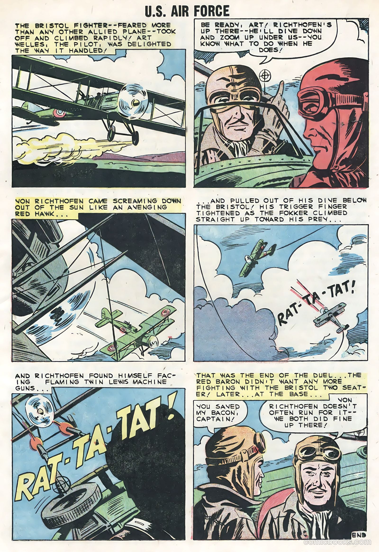 U.S. Air Force Comics #6 (1959) — page 25 of 36