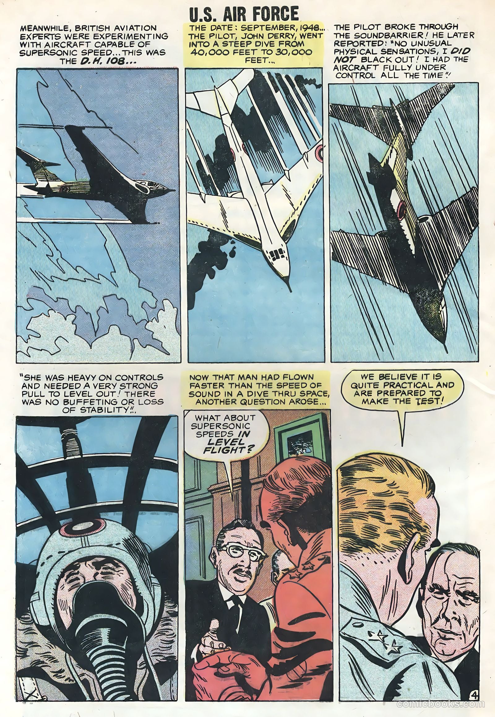U.S. Air Force Comics #6 (1959) — page 32 of 36