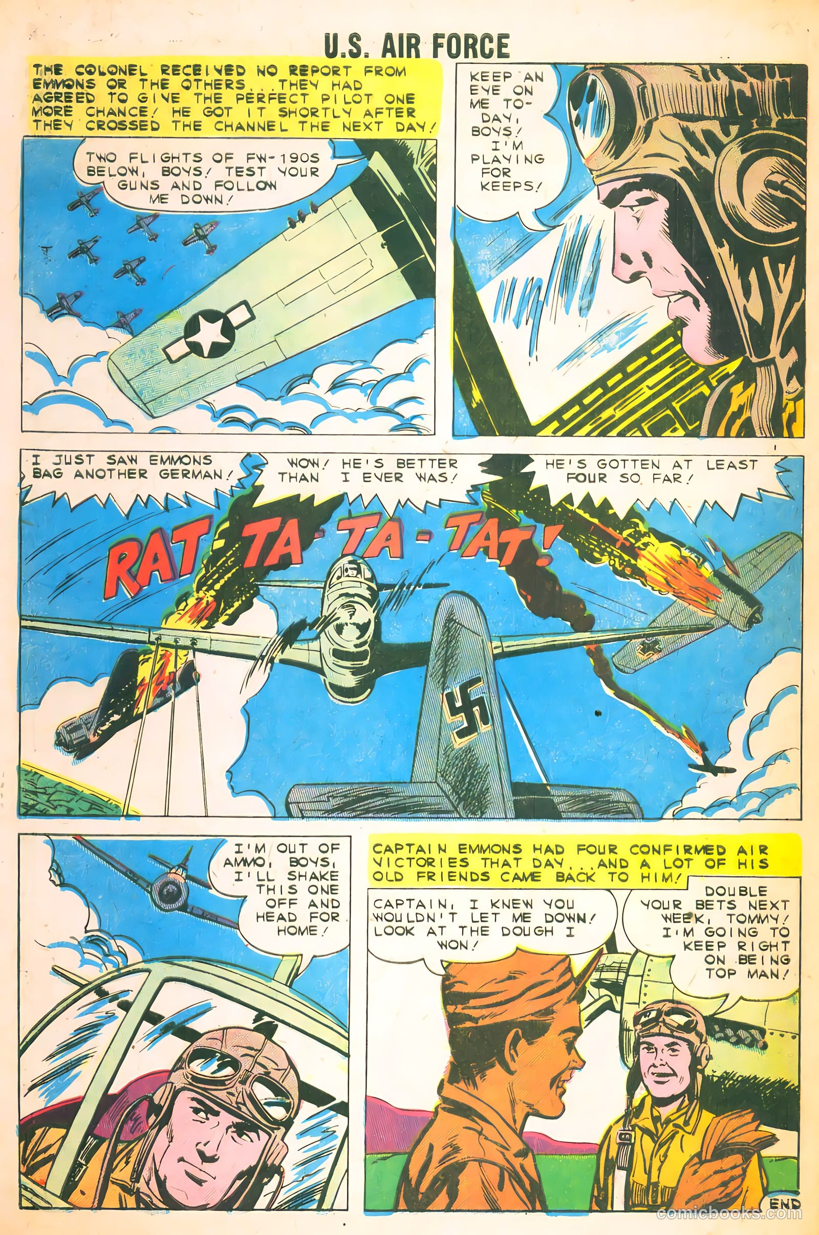 U.S. Air Force Comics #7 (1959) — page 32 of 36