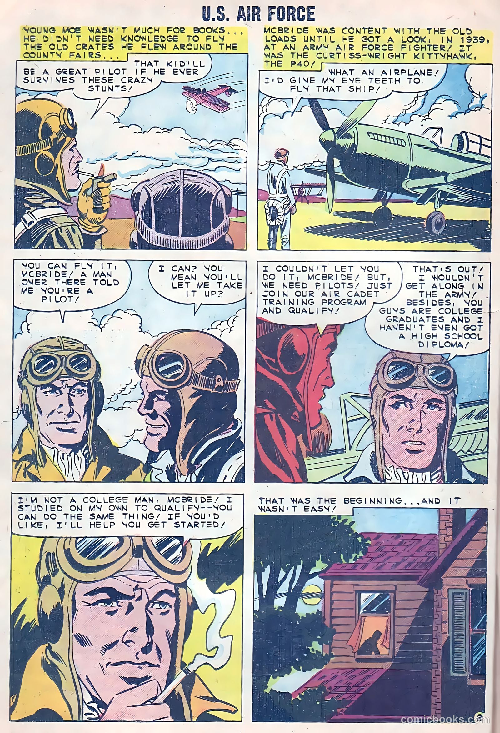 U.S. Air Force Comics #8 (1960) — page 16 of 36