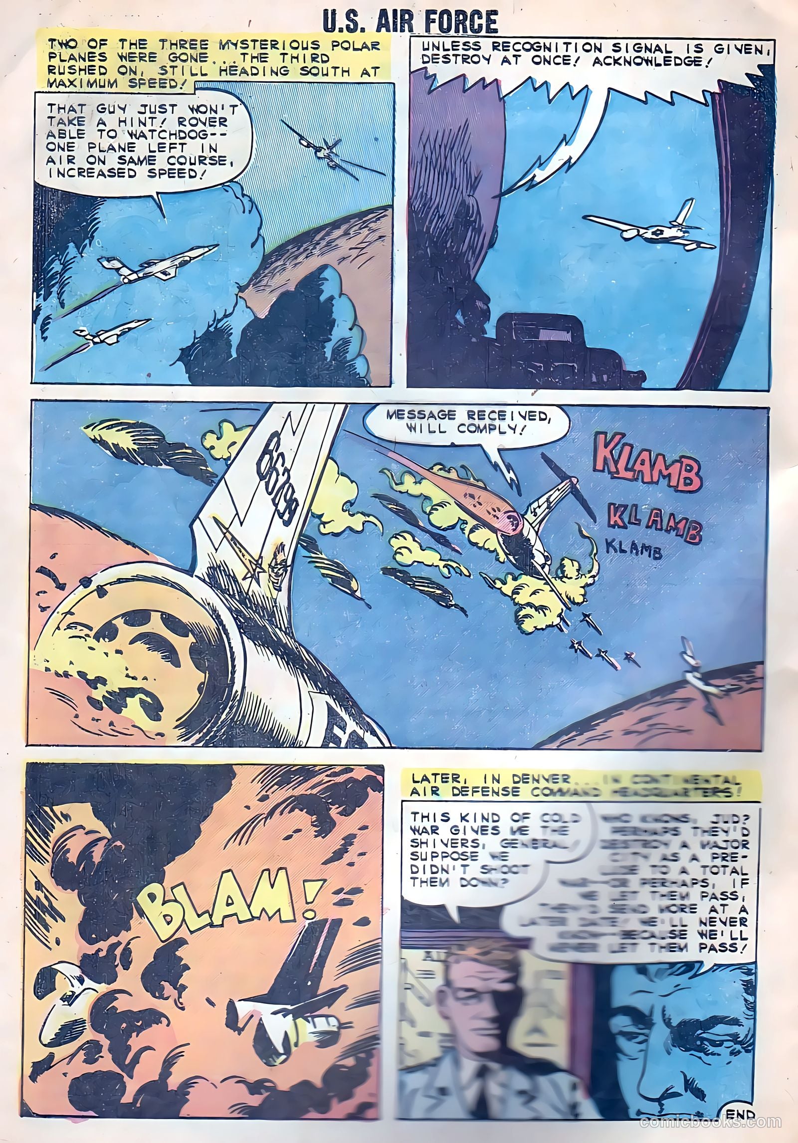 U.S. Air Force Comics #8 (1960) — page 32 of 36