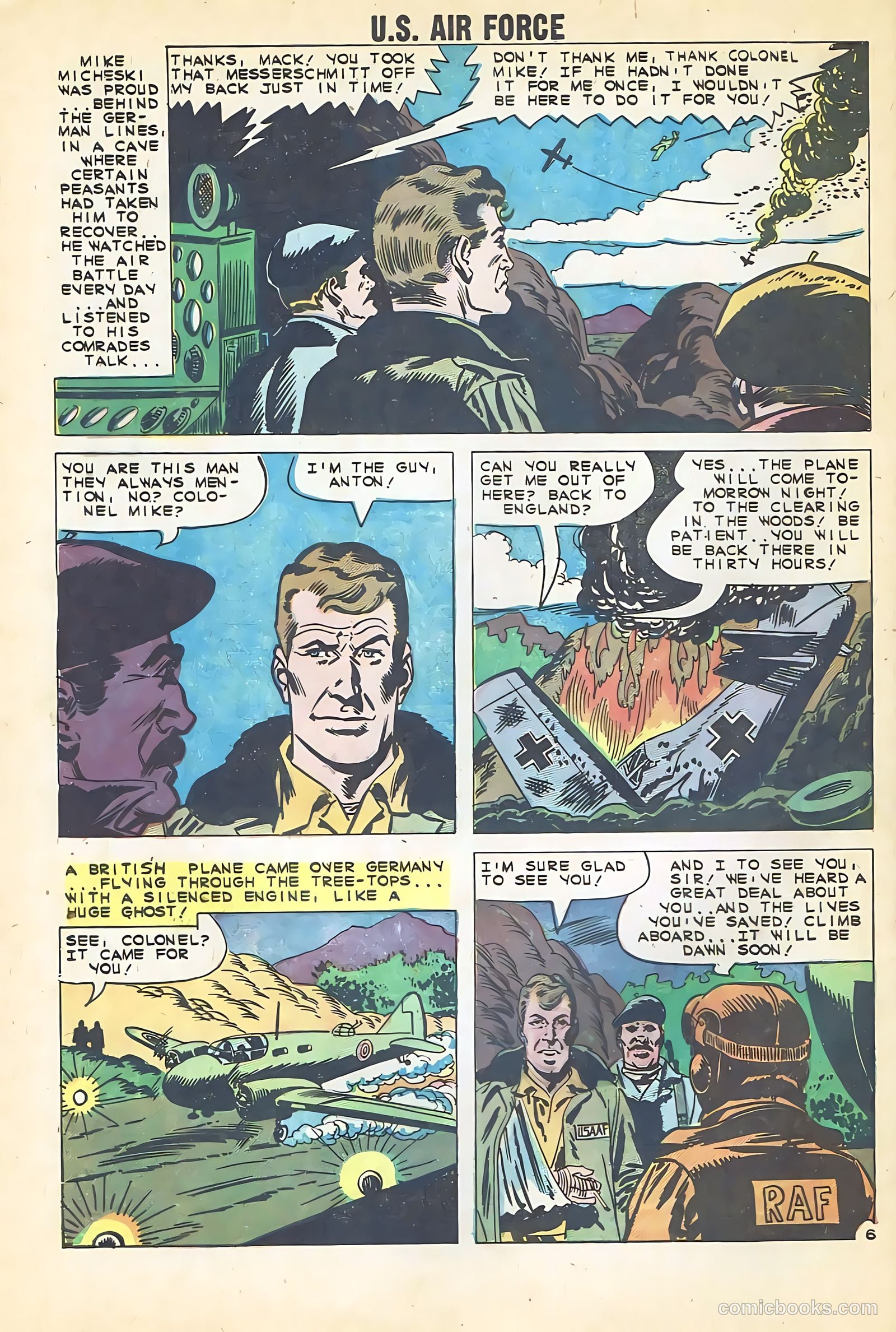 U.S. Air Force Comics #9 (1960) — page 32 of 36