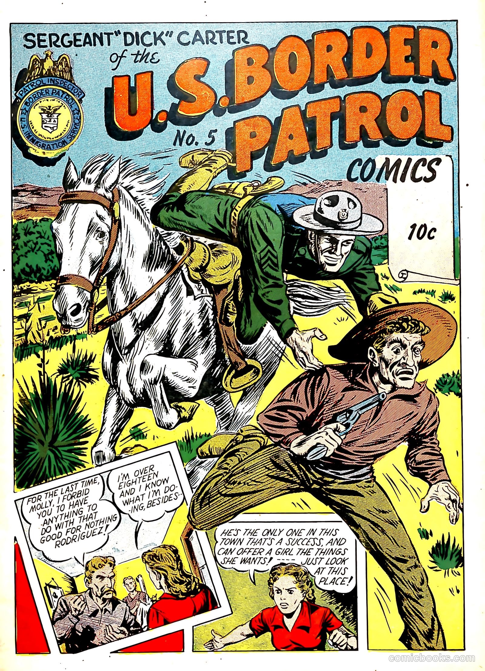 U.S. Border Patrol Comics #5