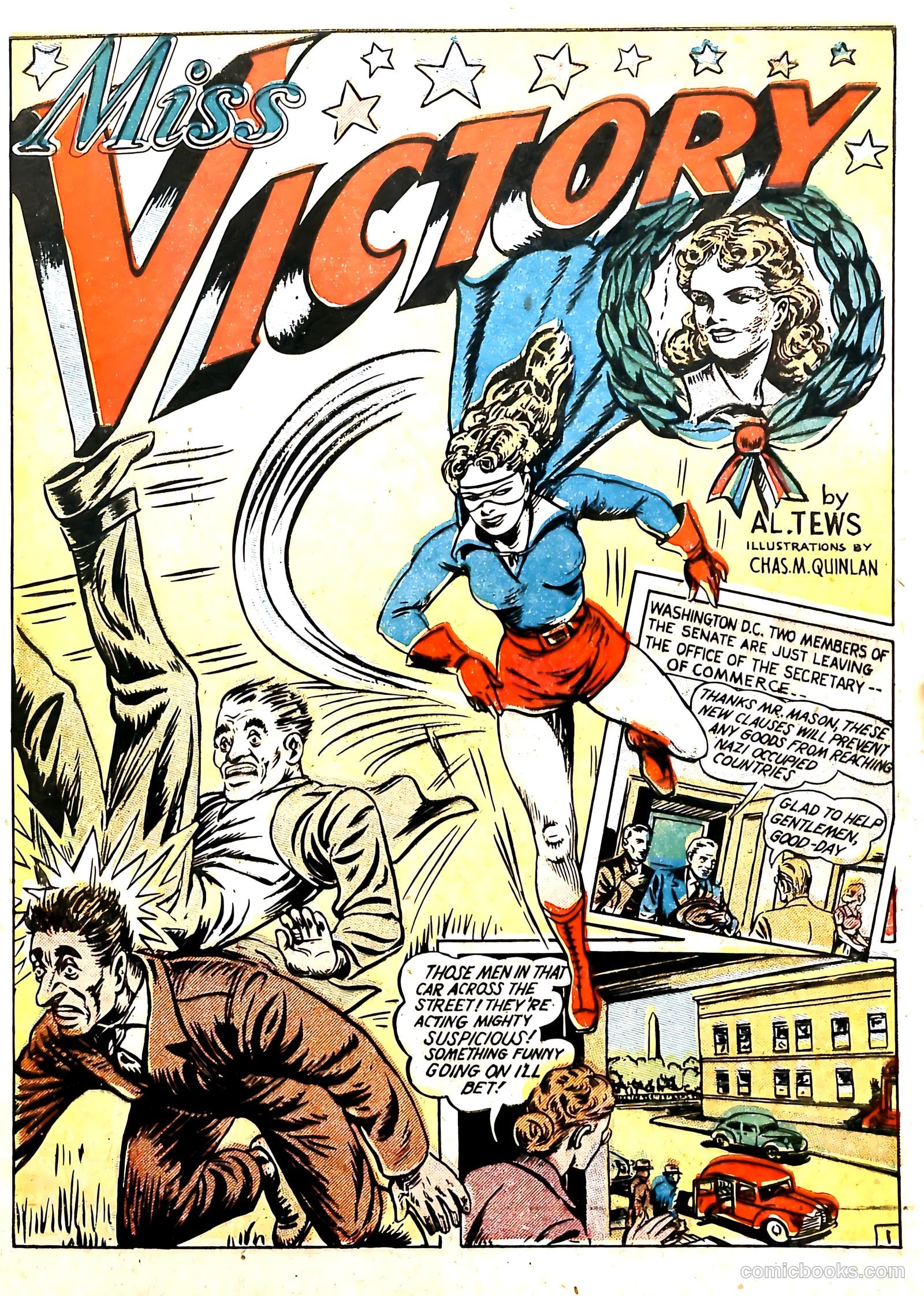 U.S. Border Patrol Comics #5 (1944) — page 9 of 36