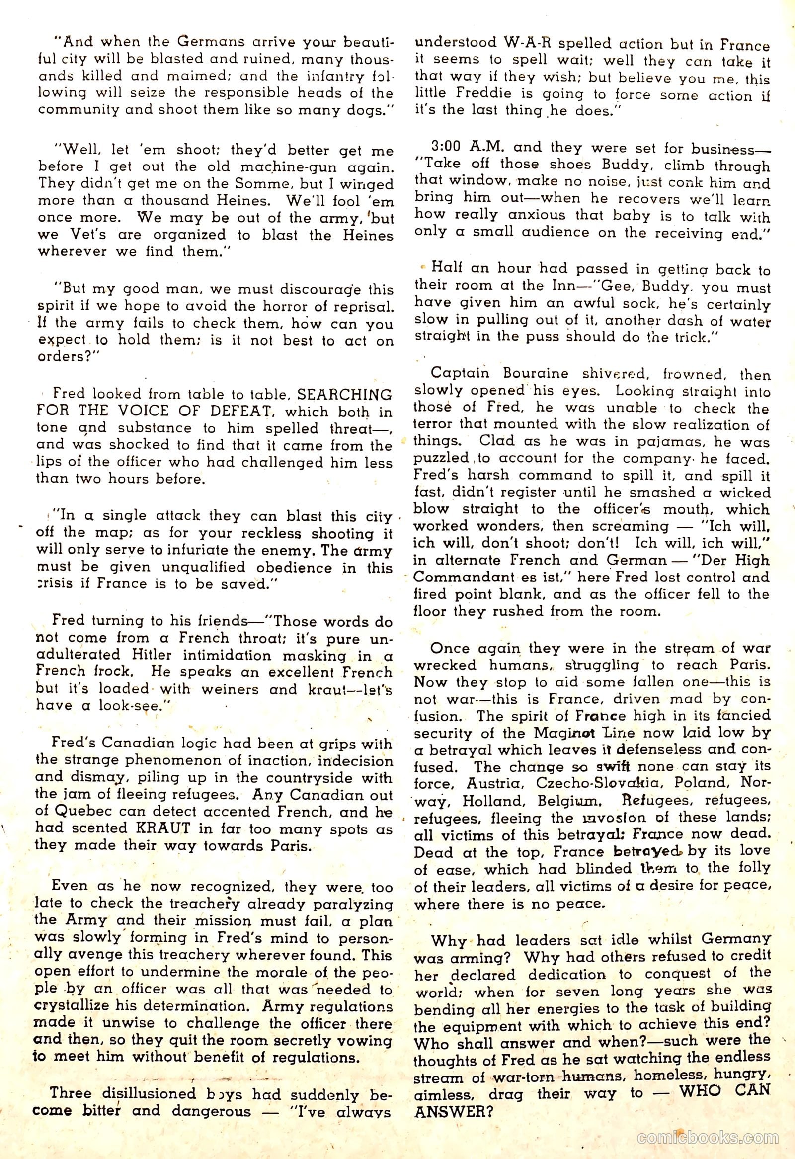 U.S. Border Patrol Comics #5 (1944) — page 28 of 36