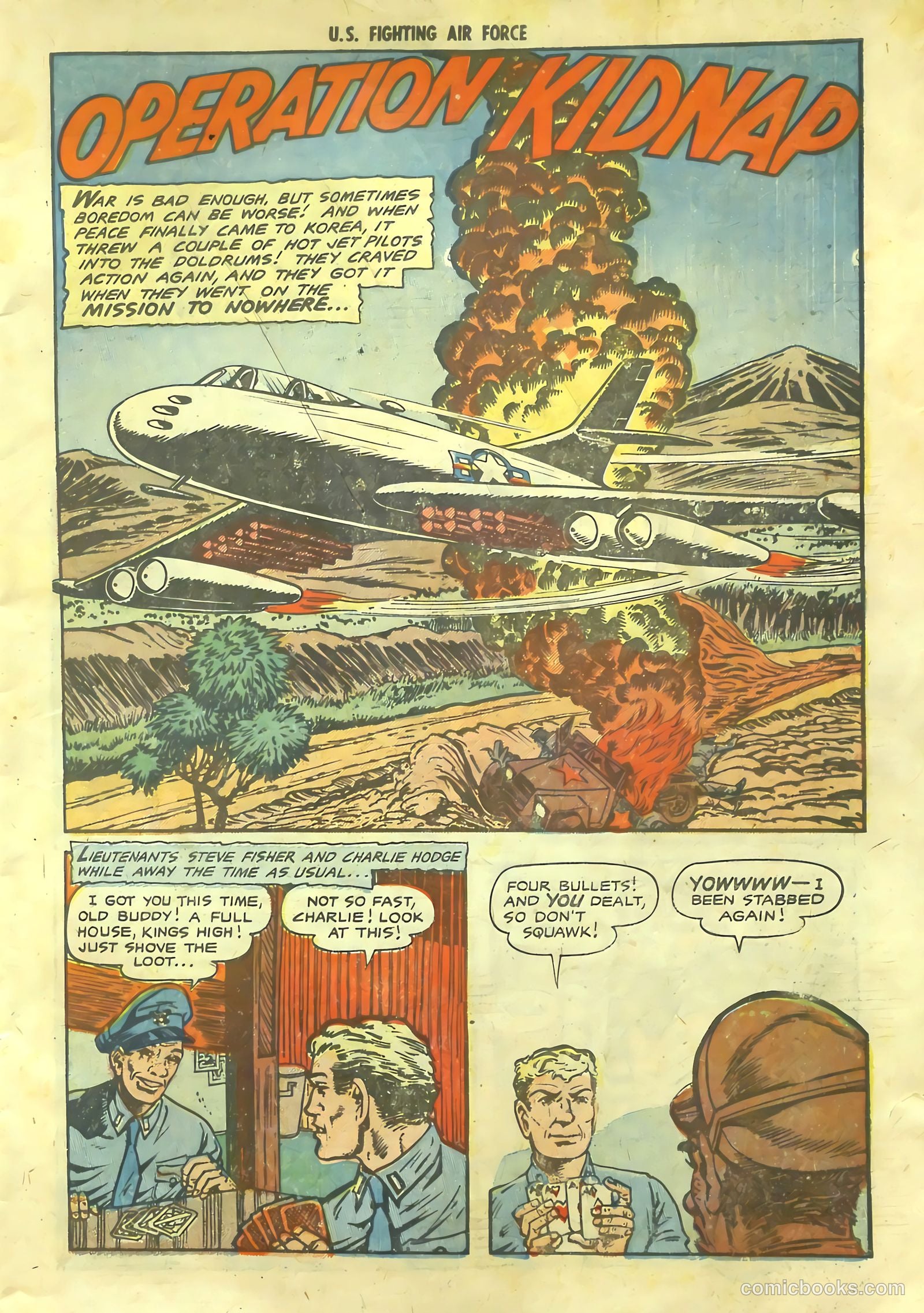 U.S. Fighting Air Force #10 (1954) — page 3 of 36