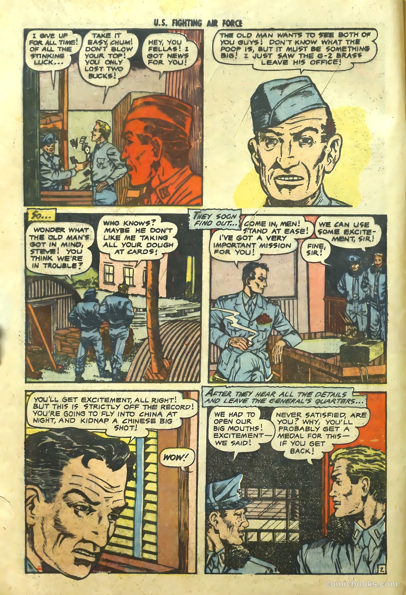 U.S. Fighting Air Force #10 (1954) — page 4 of 36