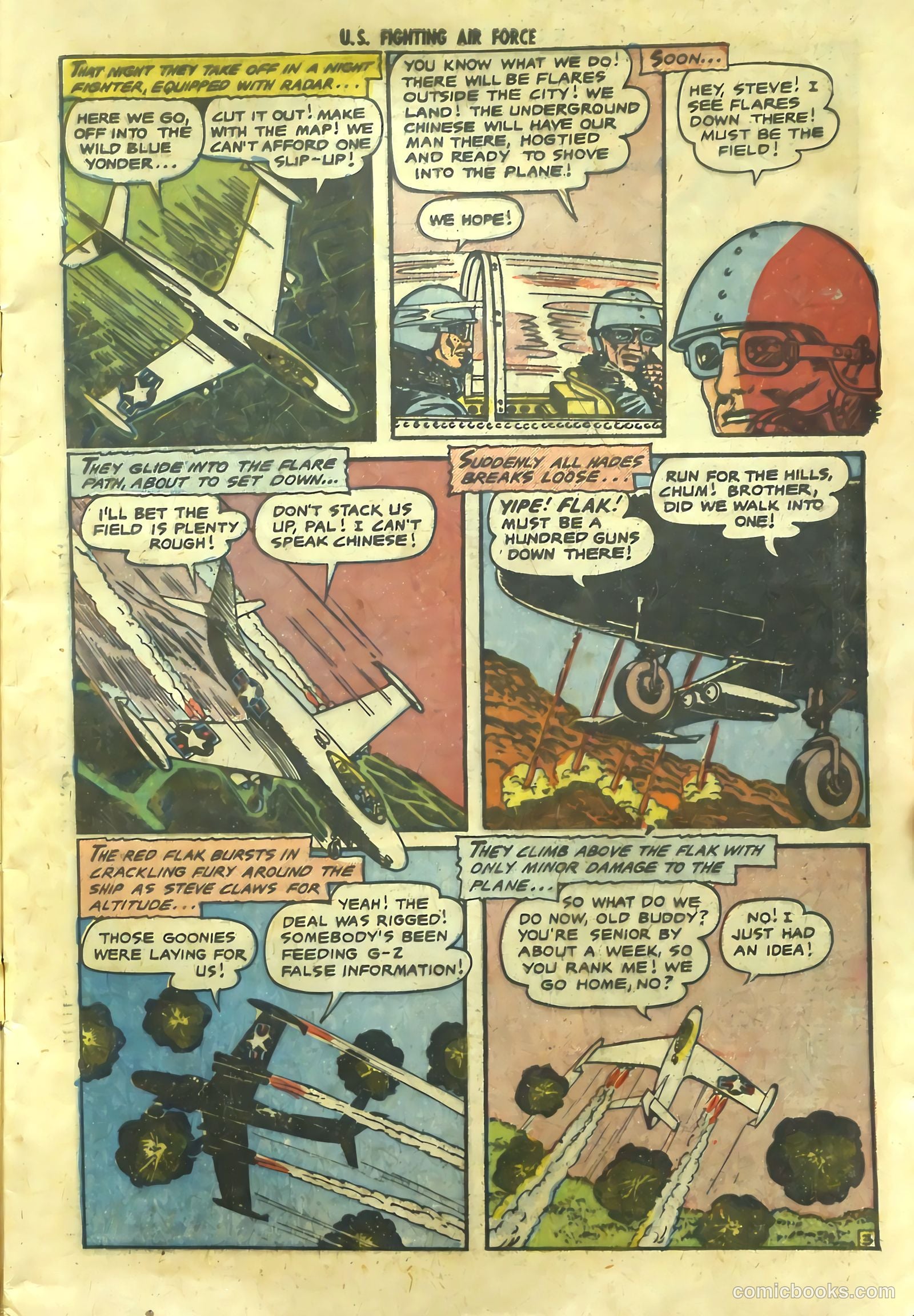 U.S. Fighting Air Force #10 (1954) — page 5 of 36